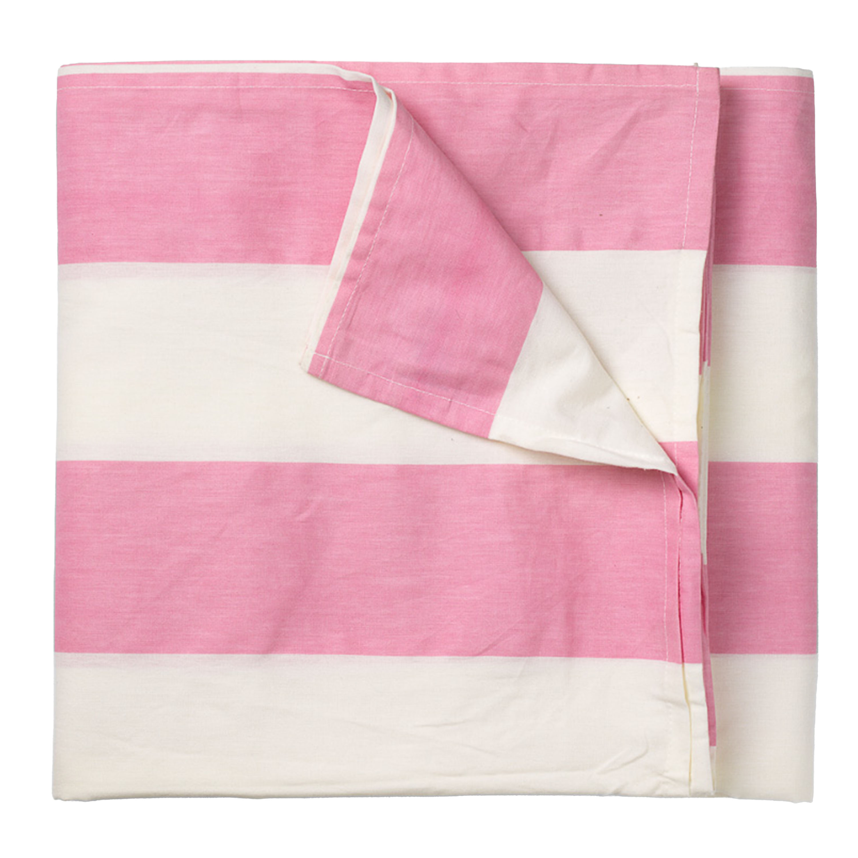 Gaia Duk Pink/White 145x180