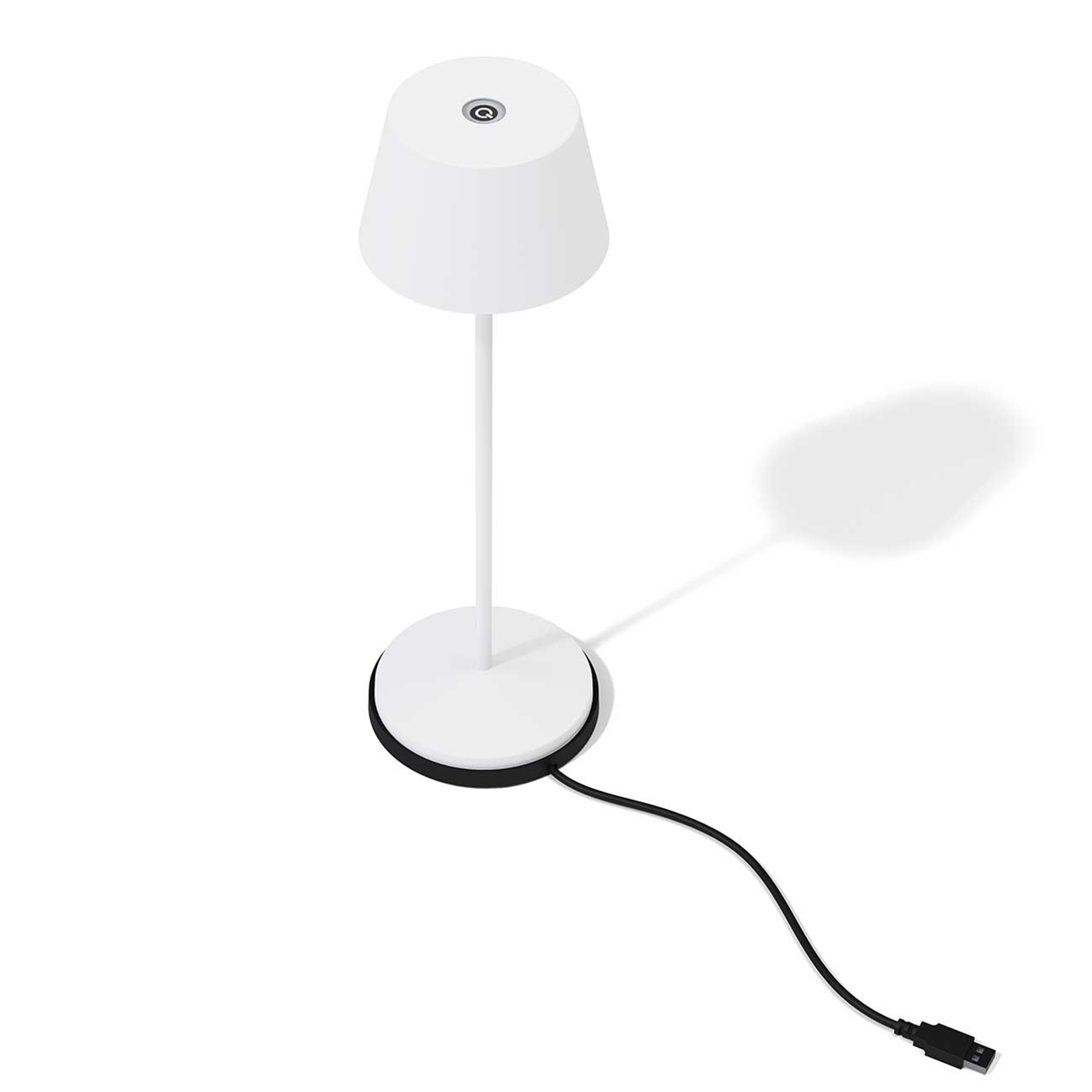 LOOM Design Modi Ladattava Pöytävalaisin White