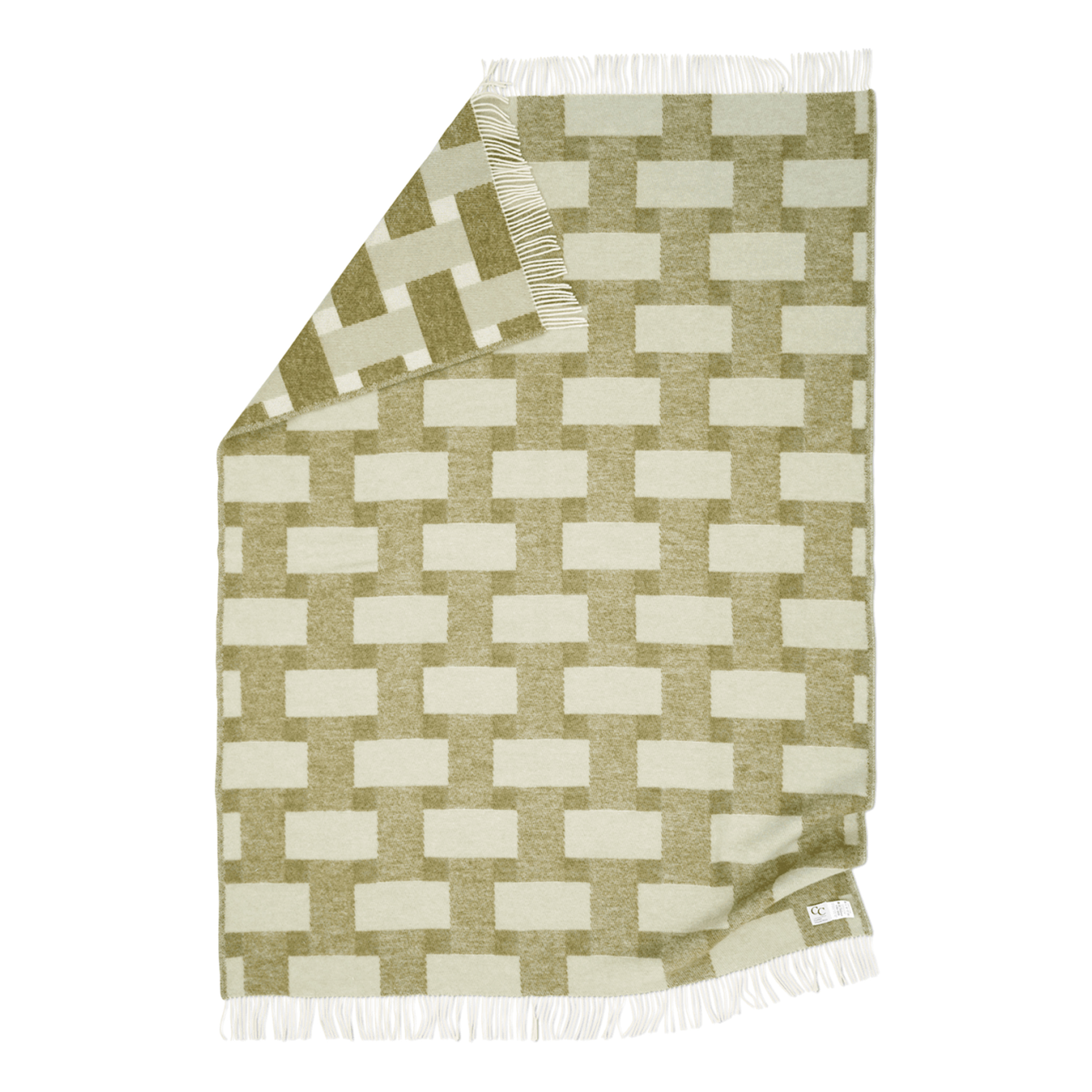 Classic Collection Weave Ullpledd Grønn