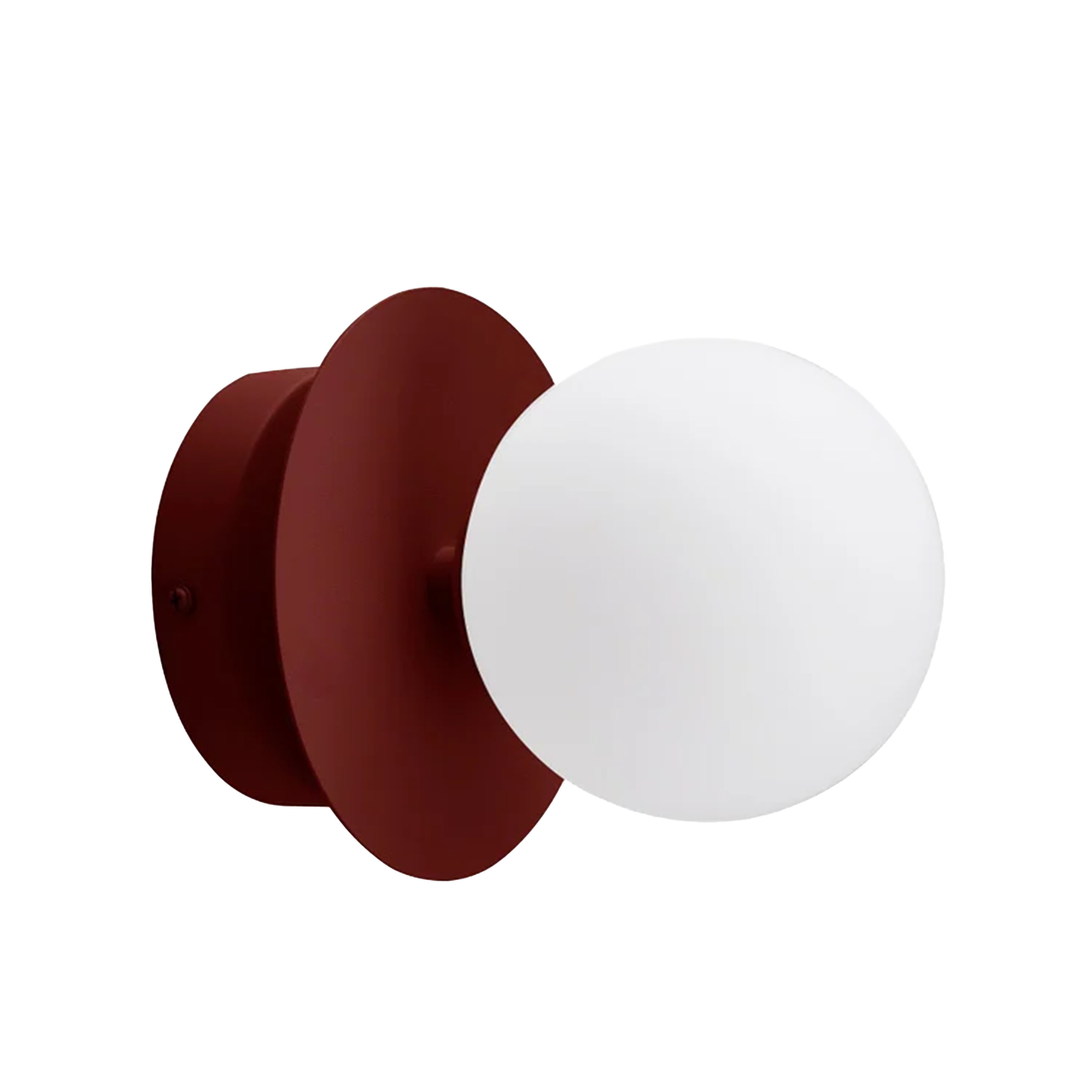 Art Deco Vegglampe/Plafond Burgundy/Hvit