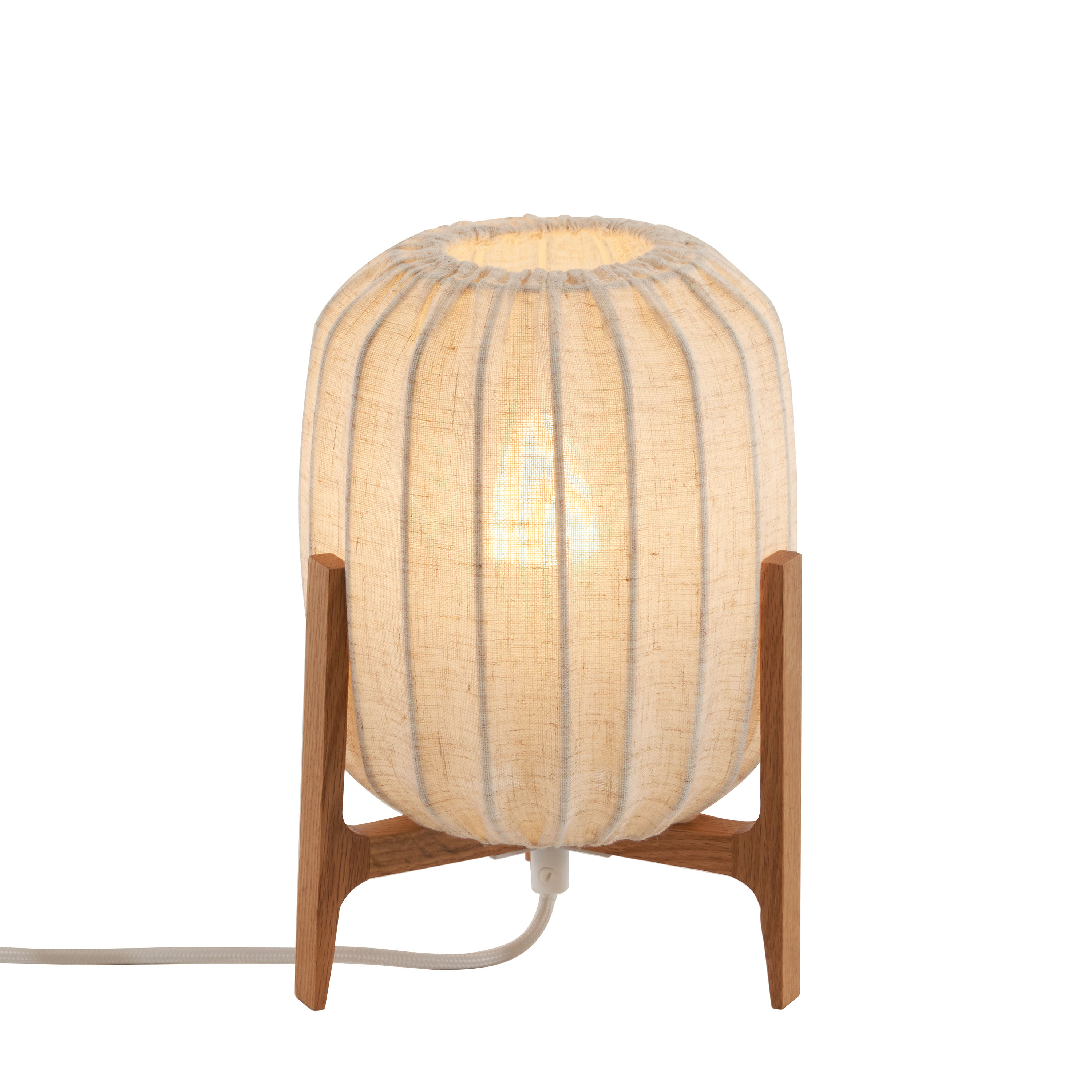 Watt &amp; Veke Prisma Tischleuchte Oak/Natural 24cm