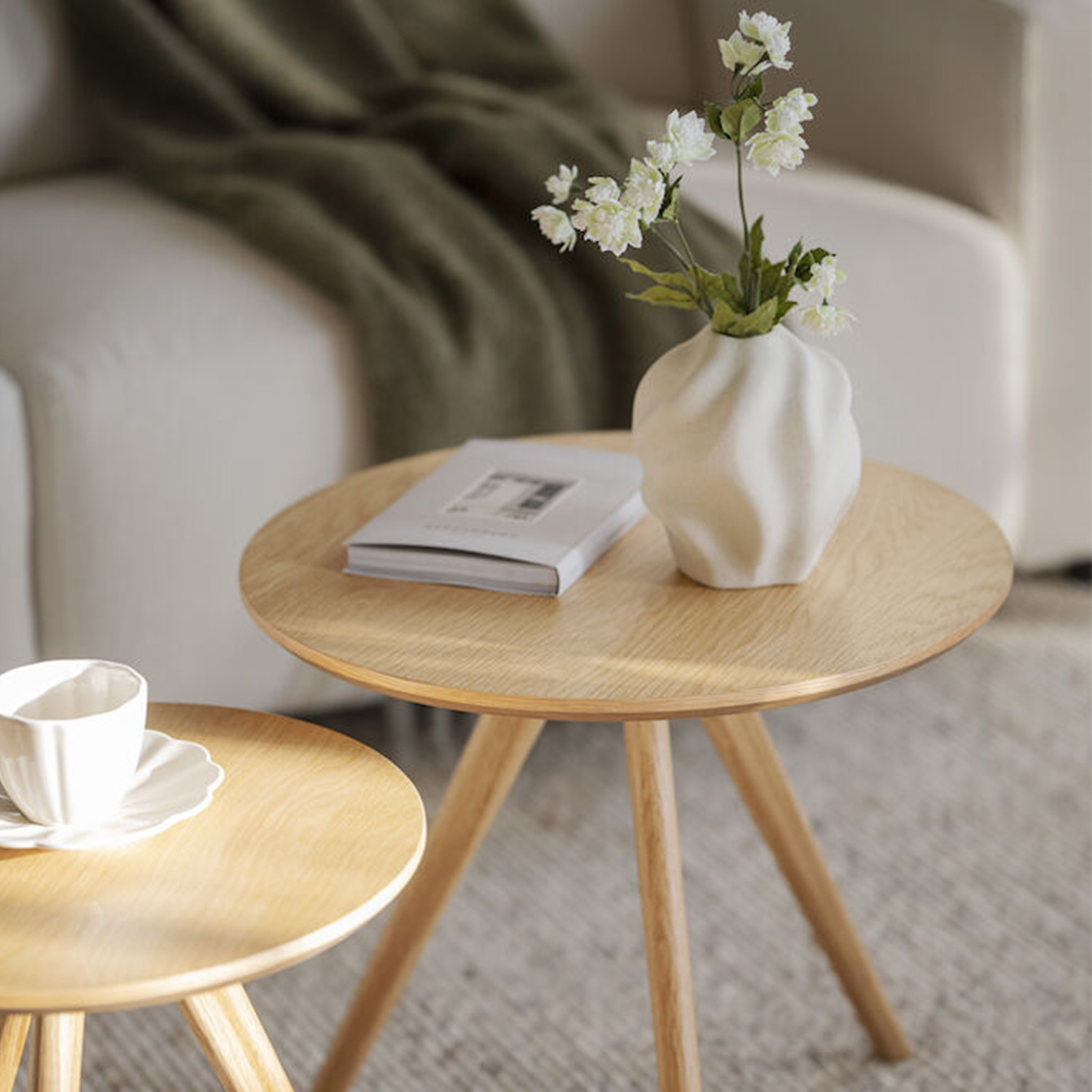 Rowico Home Yumi Satsbord Ek 2-pack