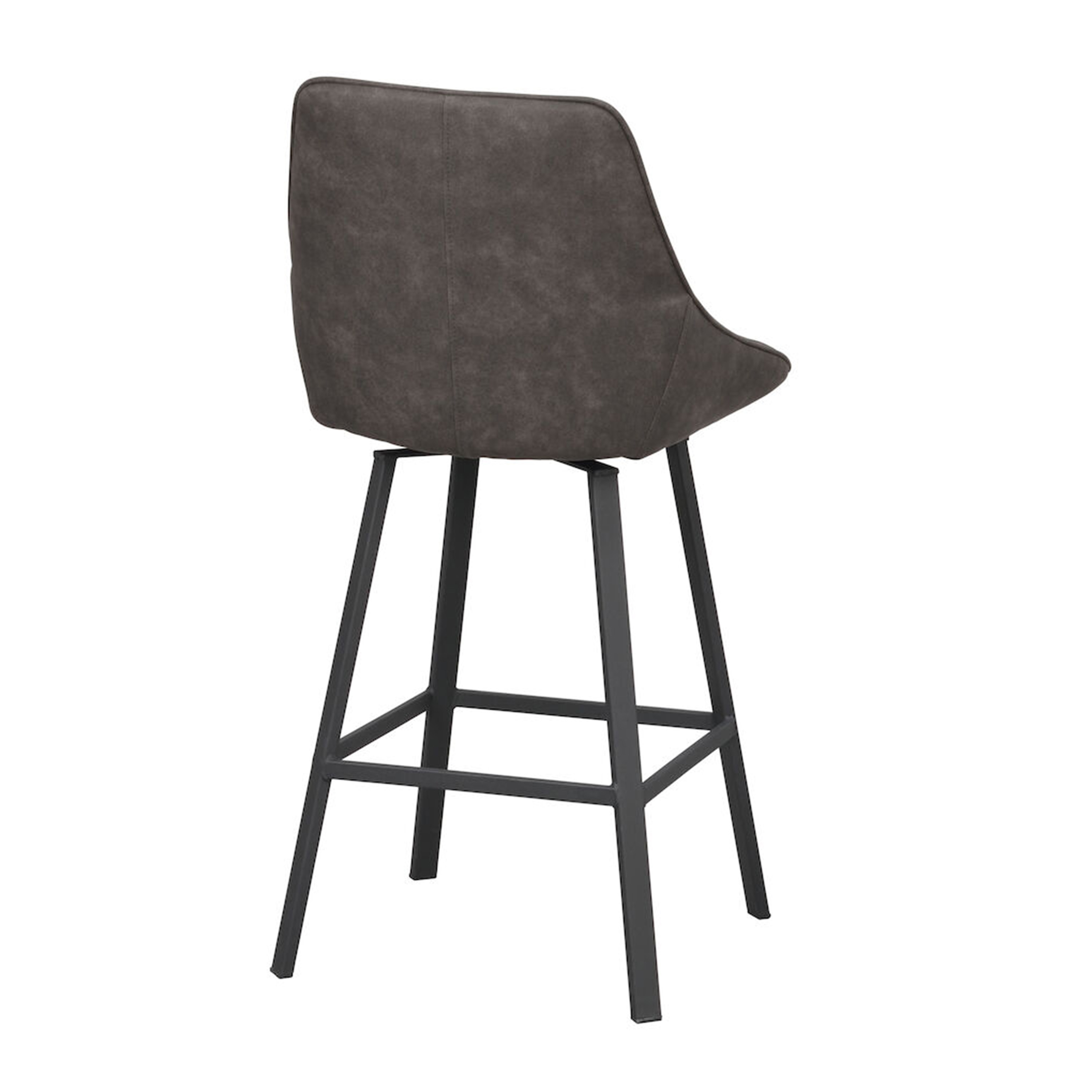 Rowico Home Alison Barstol Mörkgrå Microfiber/Svart