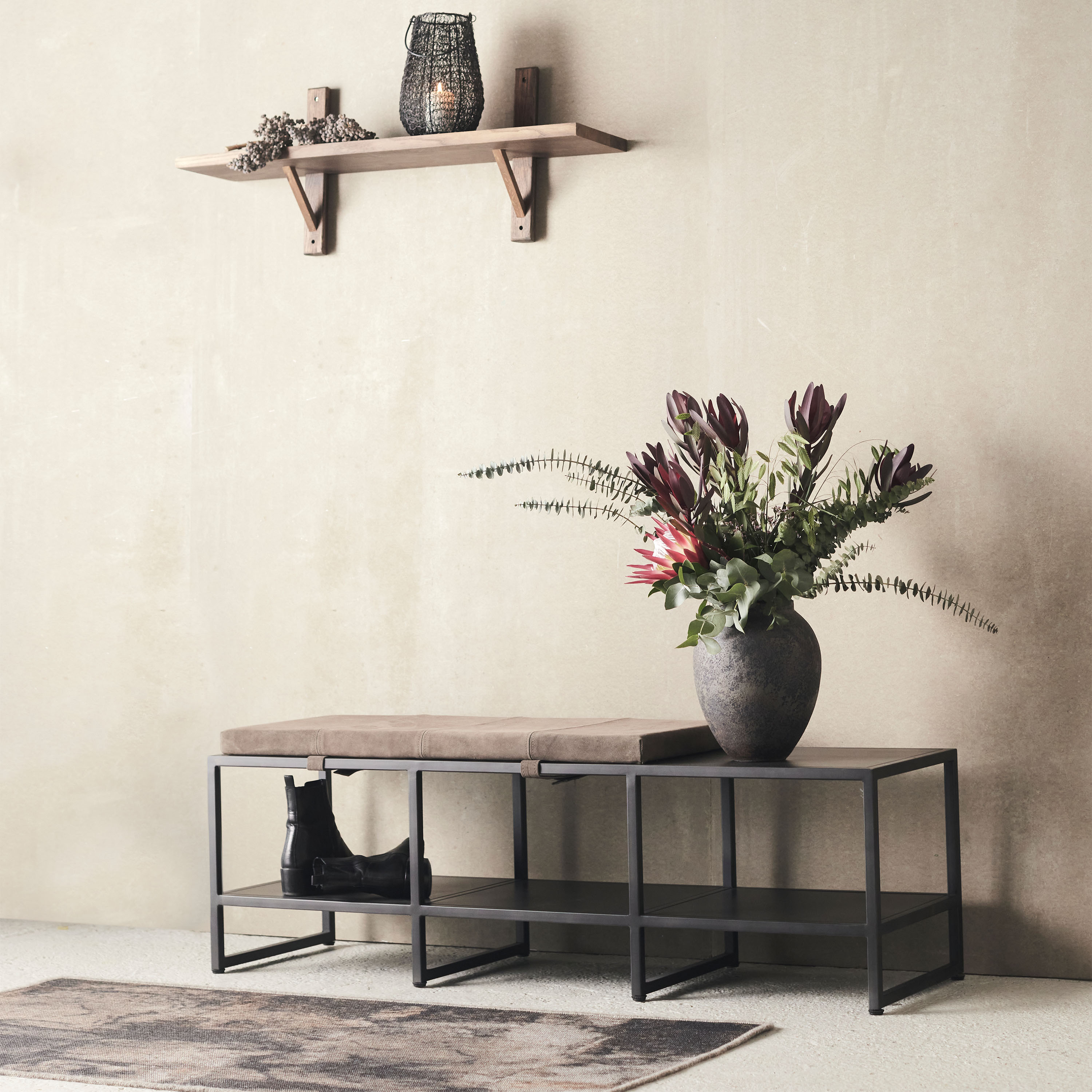 Muubs Bronx Bänk Black Iron Large