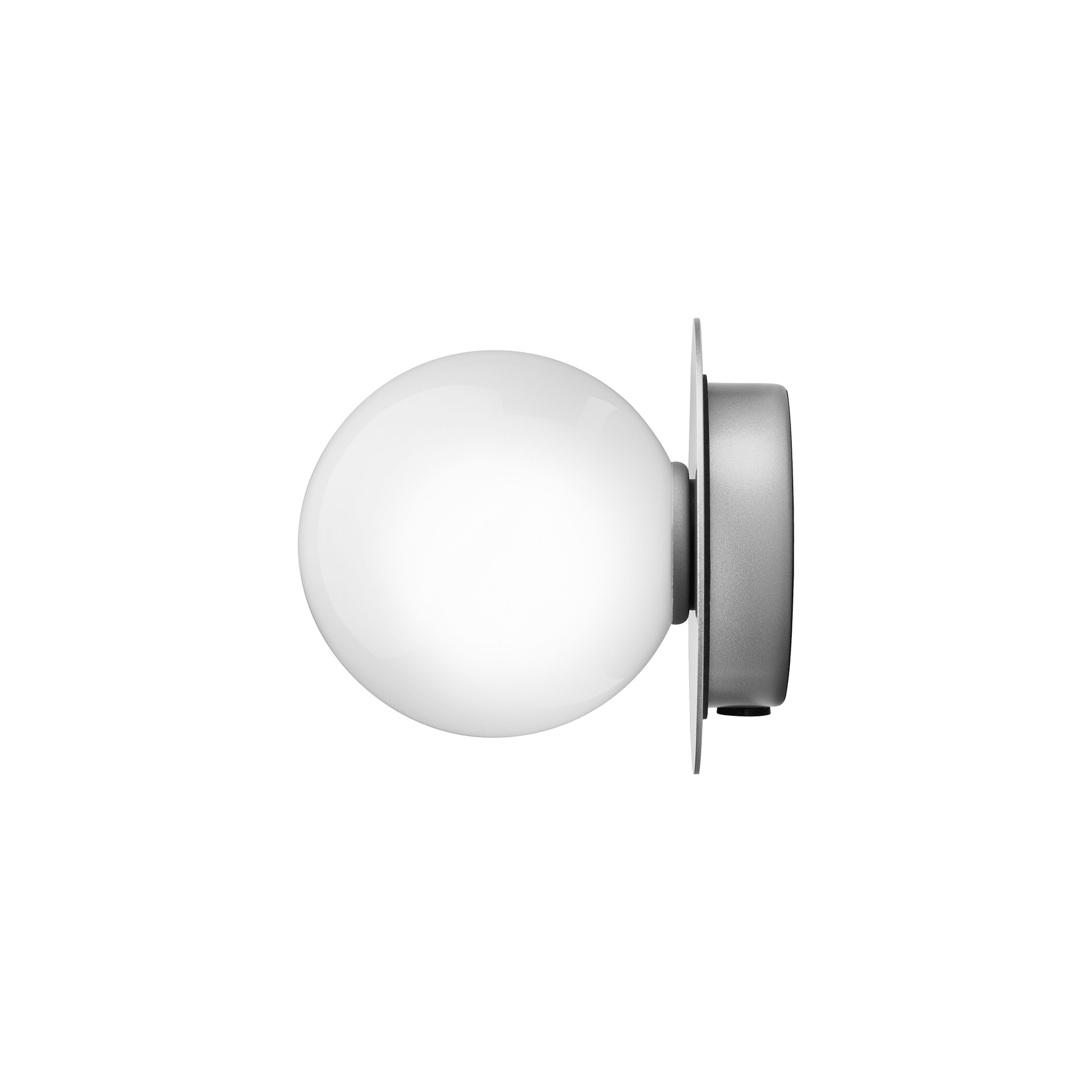 Nuura Liila 1 Vägg-/taklampa Light Silver/Opal Small