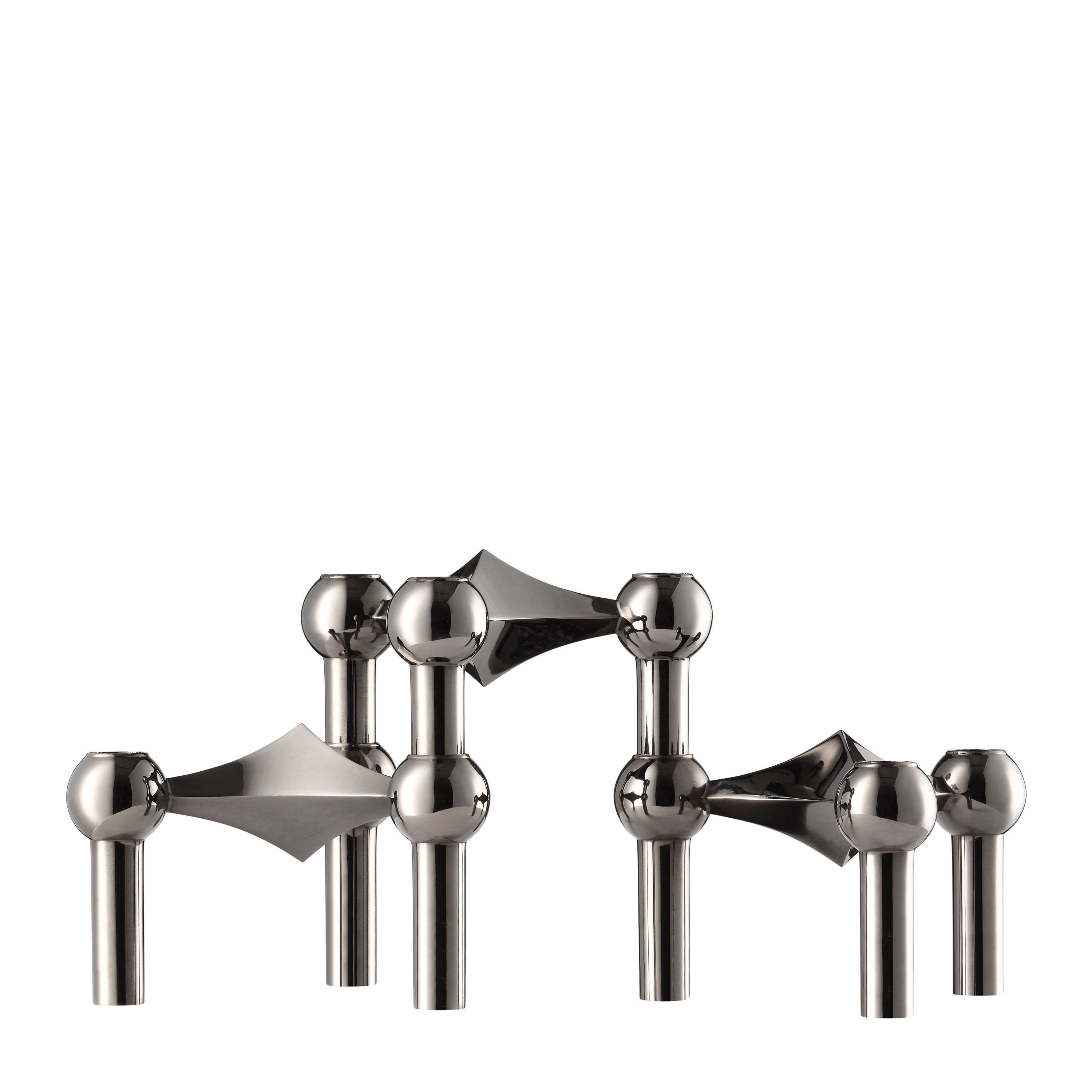 STOFF Nagel Ljusstake Black Chrome 3-pack