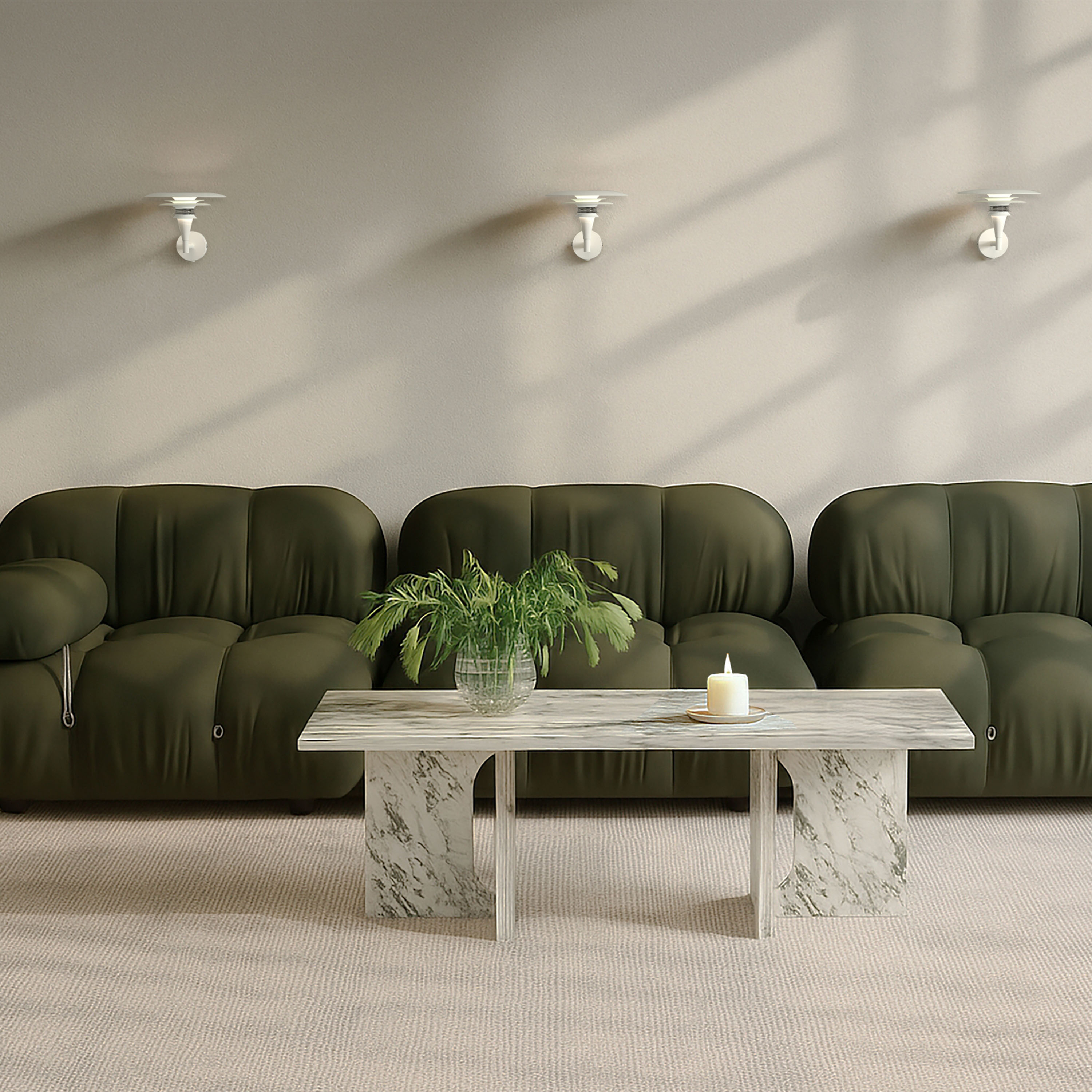 Belid Diablo Seinävalaisin Mattavalkoinen/Kromi 16cm