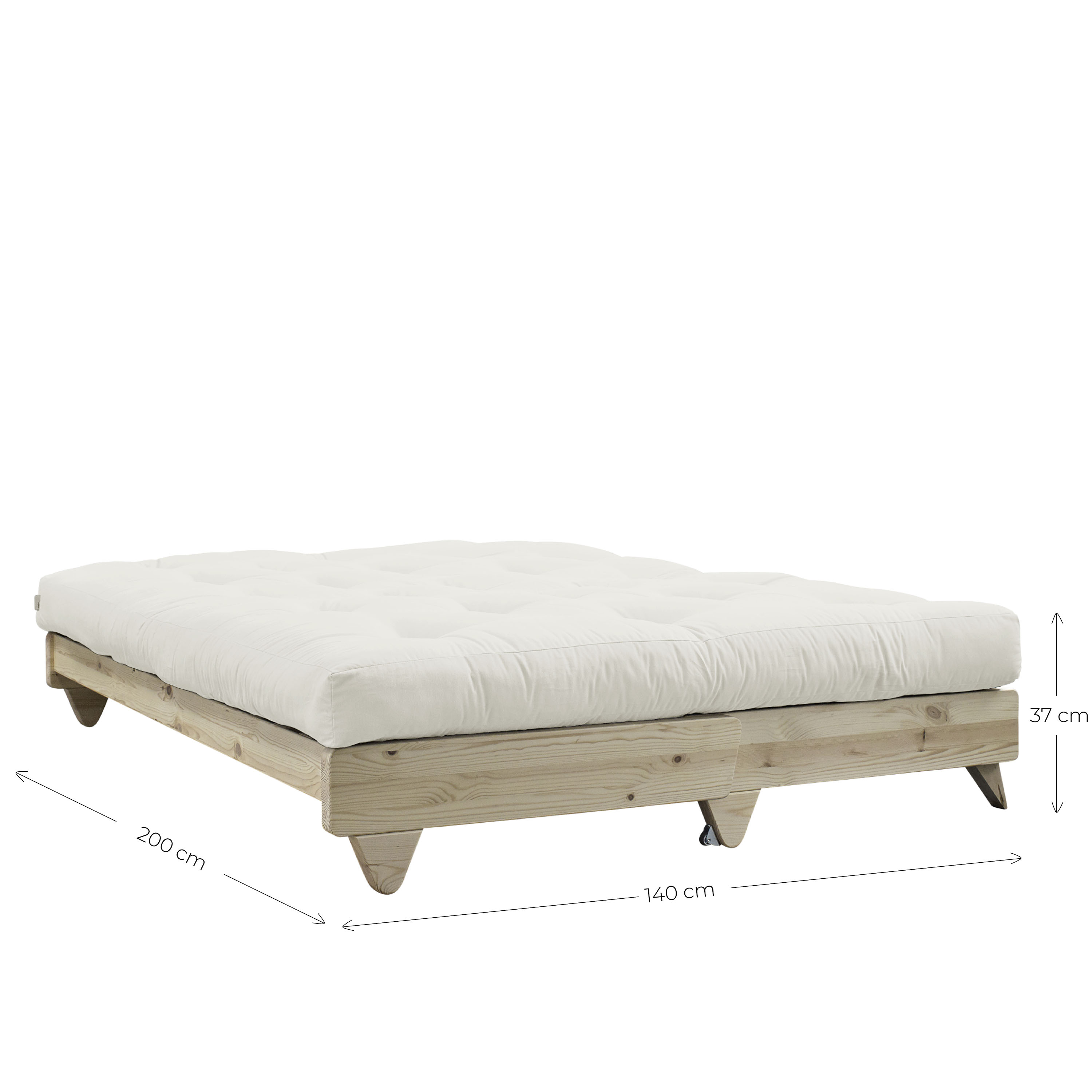Karup Design Fresh Vuodesohva Luonnollinen/Pellava 200 cm