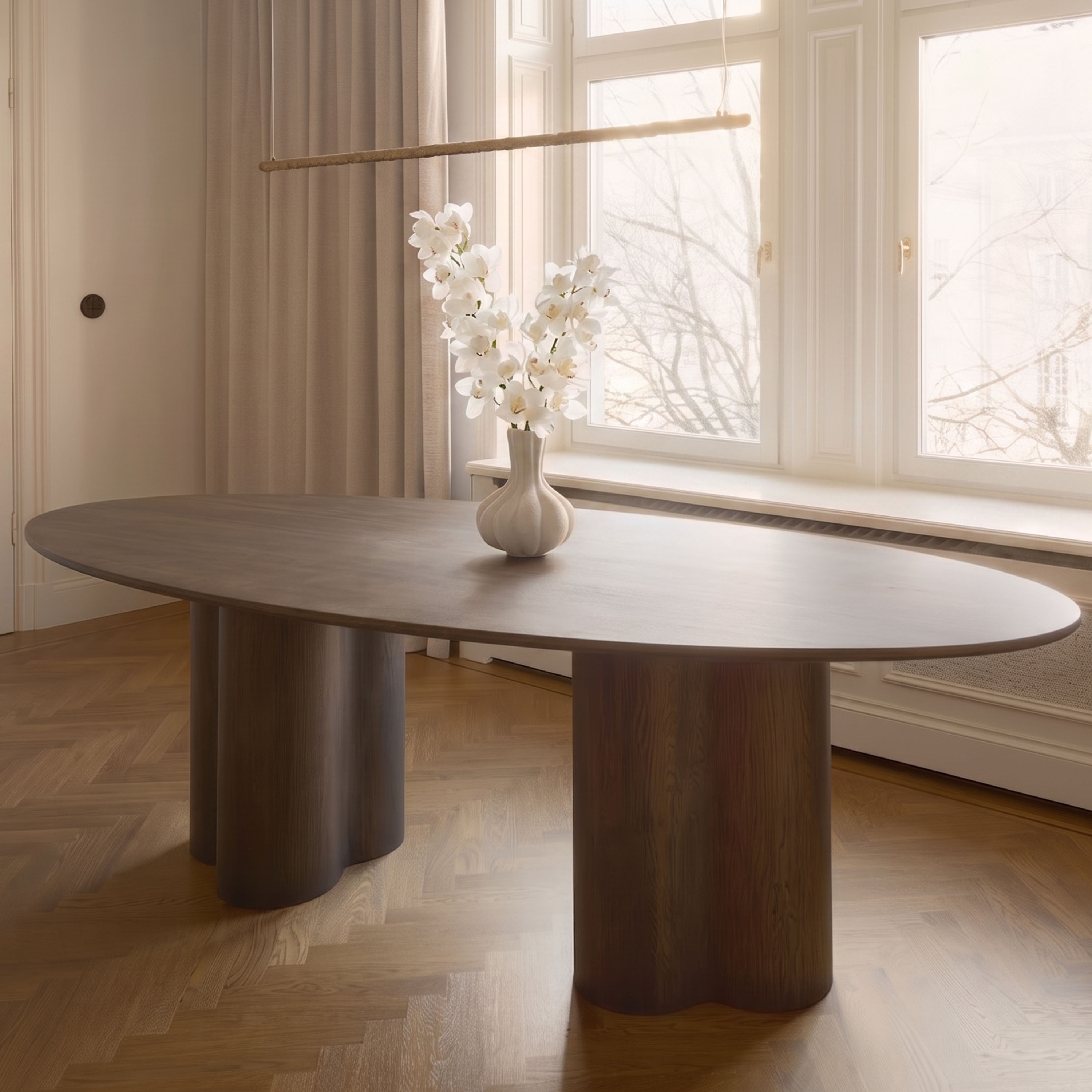 Sleepo Collection Laura Matbord Brunbetsad Ek 240cm