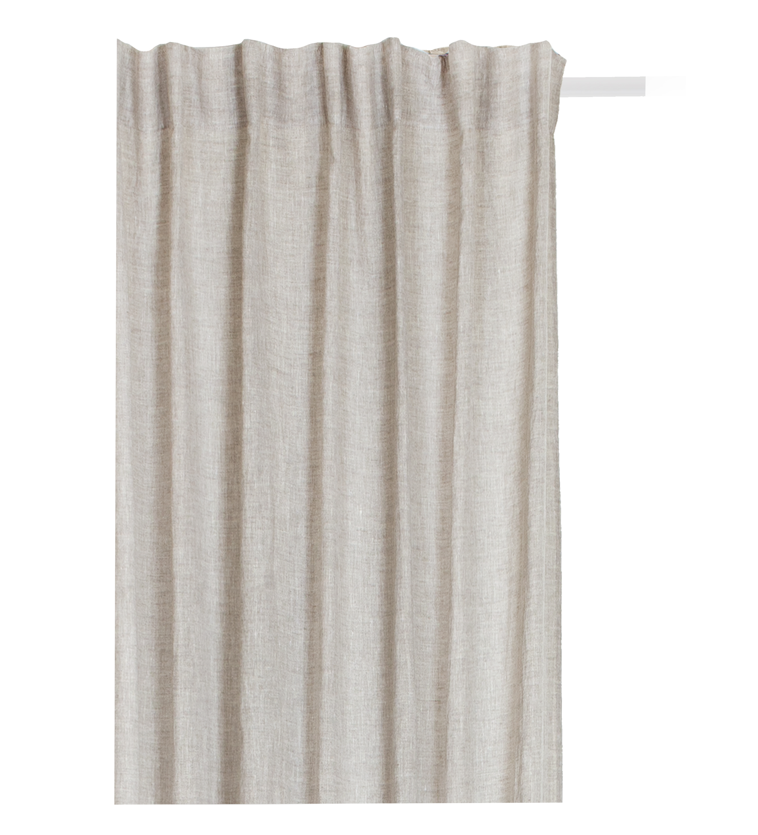 Himla - Sunshine Gardinlängd Linne Oatmeal 250cm - Beige