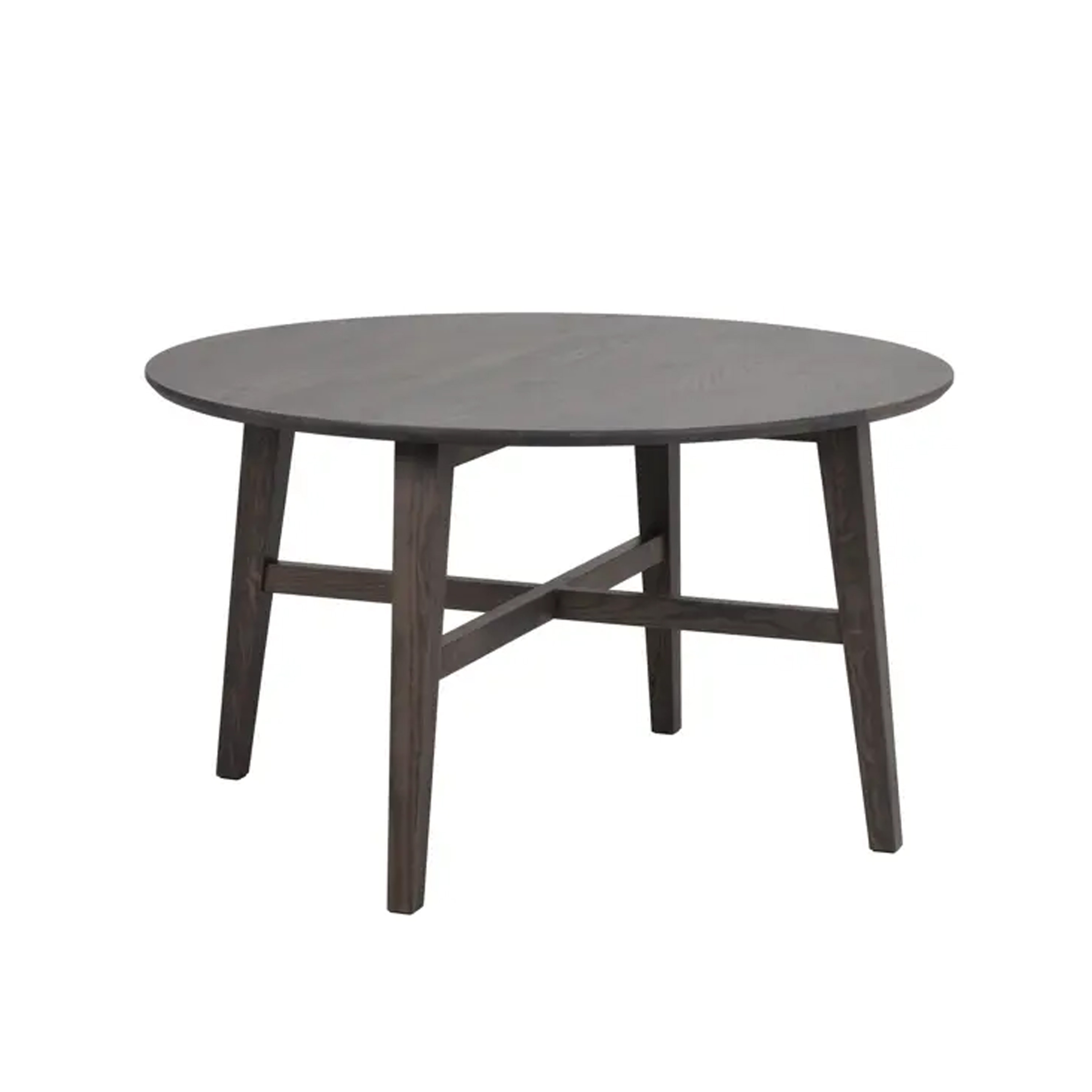 Filippa Soffbord Runt Mörkbrun Ek Ø90