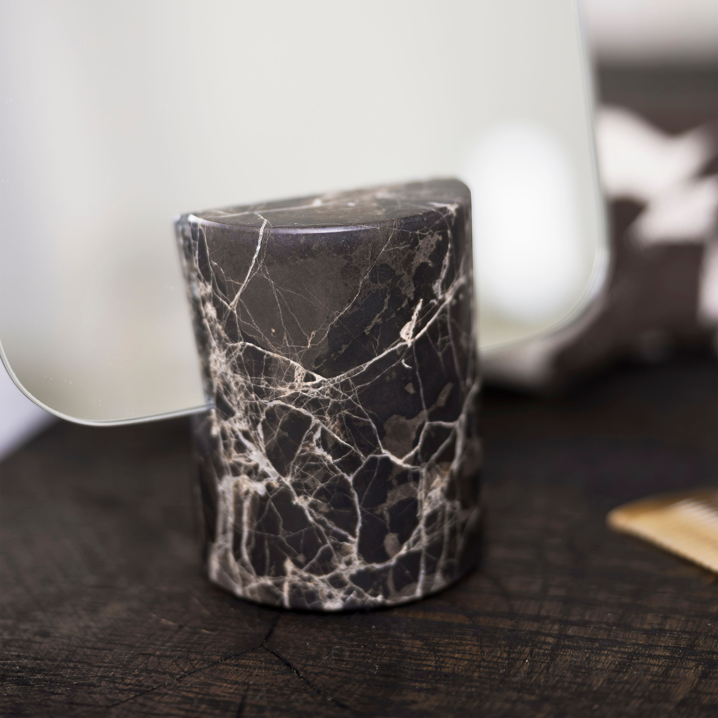 Mette Ditmer Marble Spegel Brown 18x30