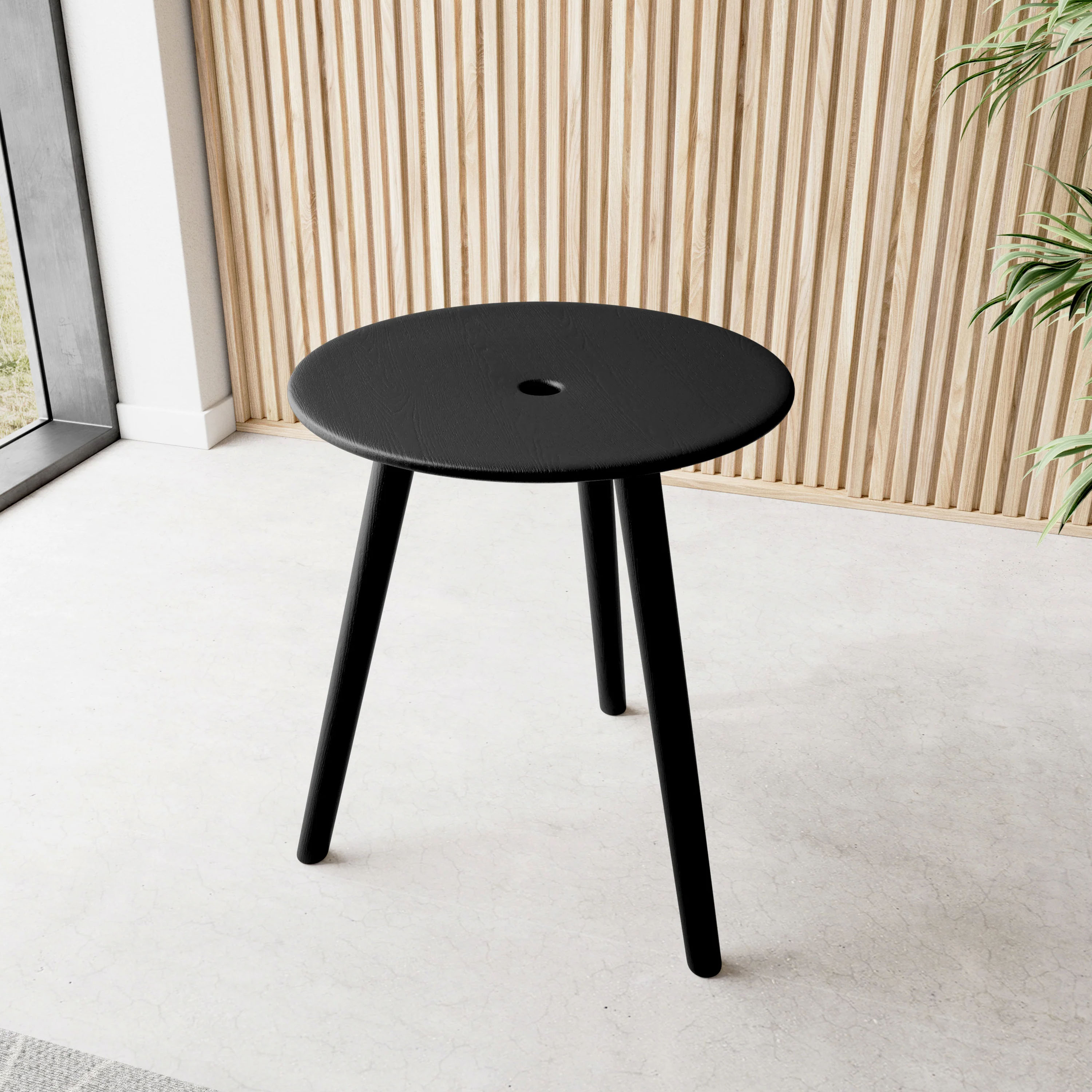 Novoform DiVolo Pall Black Stained Oak 45cm