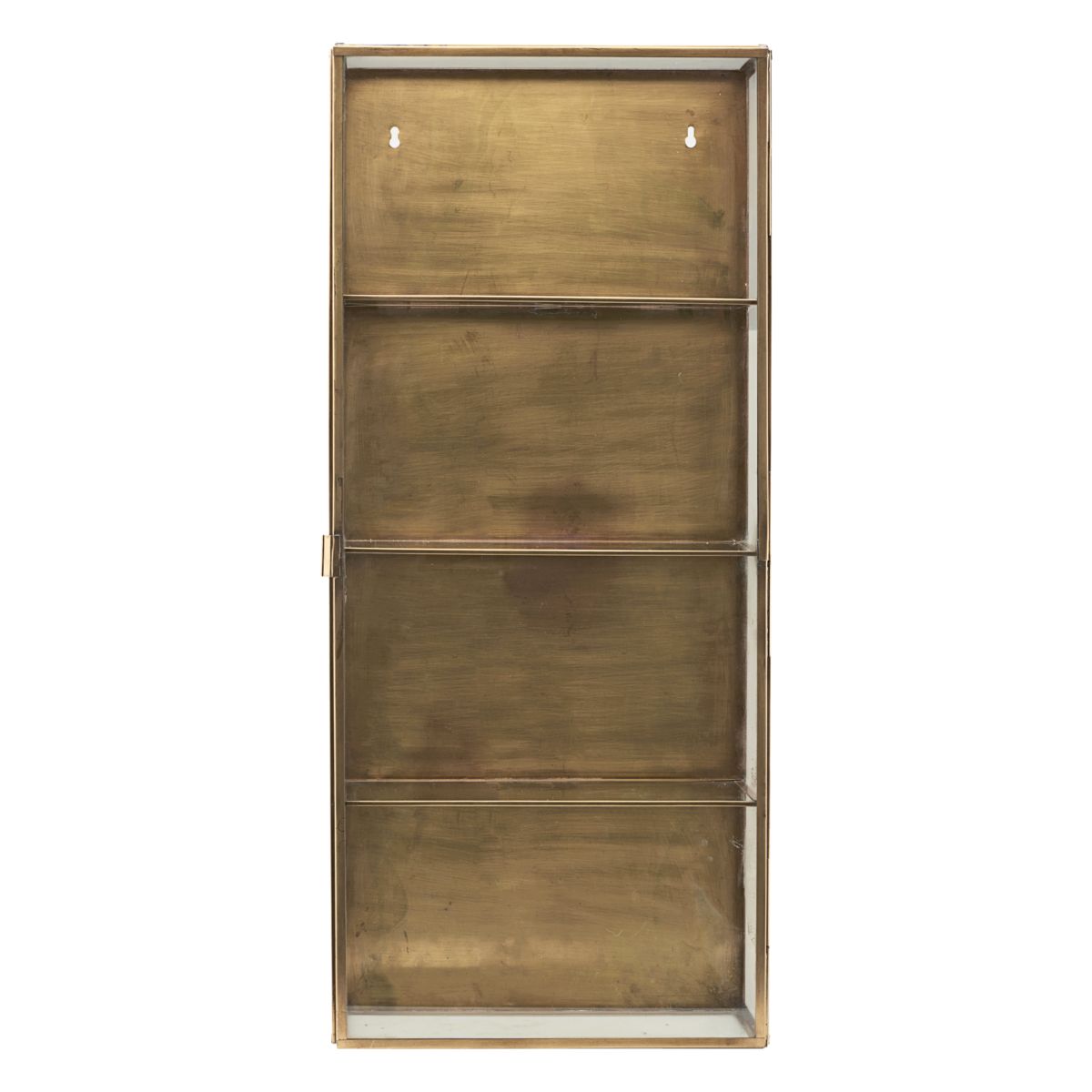House Doctor - Glass Väggskåp Mässing 80cm - Guld