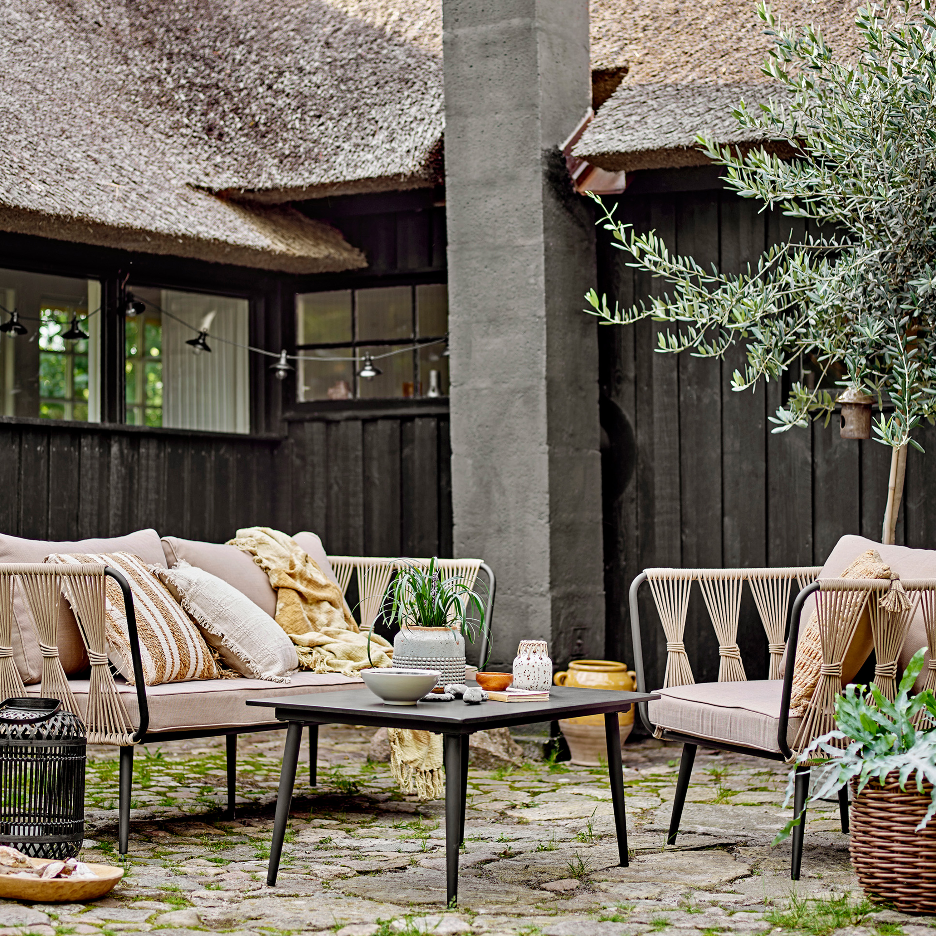 Bloomingville Pavone Sofabord Svart 90cm