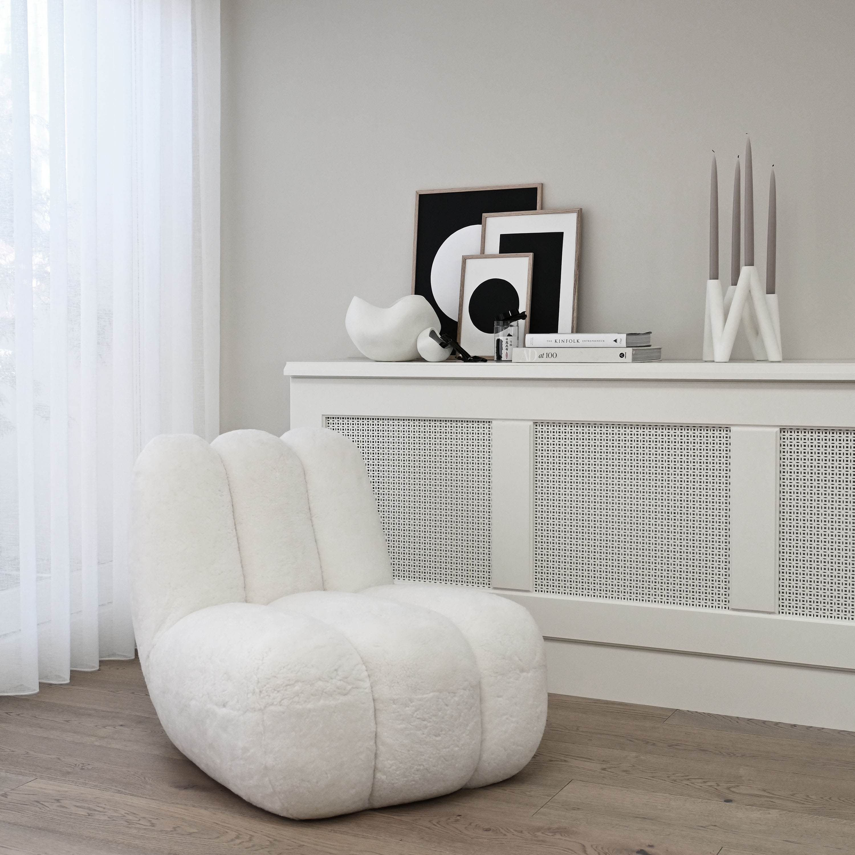 101 Copenhagen Curve Kulho Bone White Big