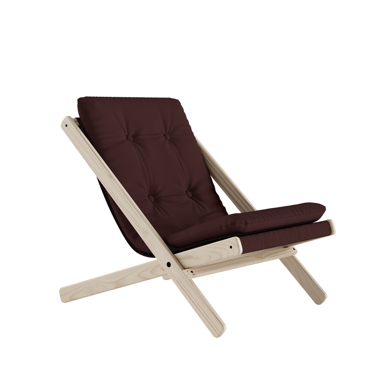 Karup Design - Boogie Loungestuhl Natur/Braun - Loungesessel