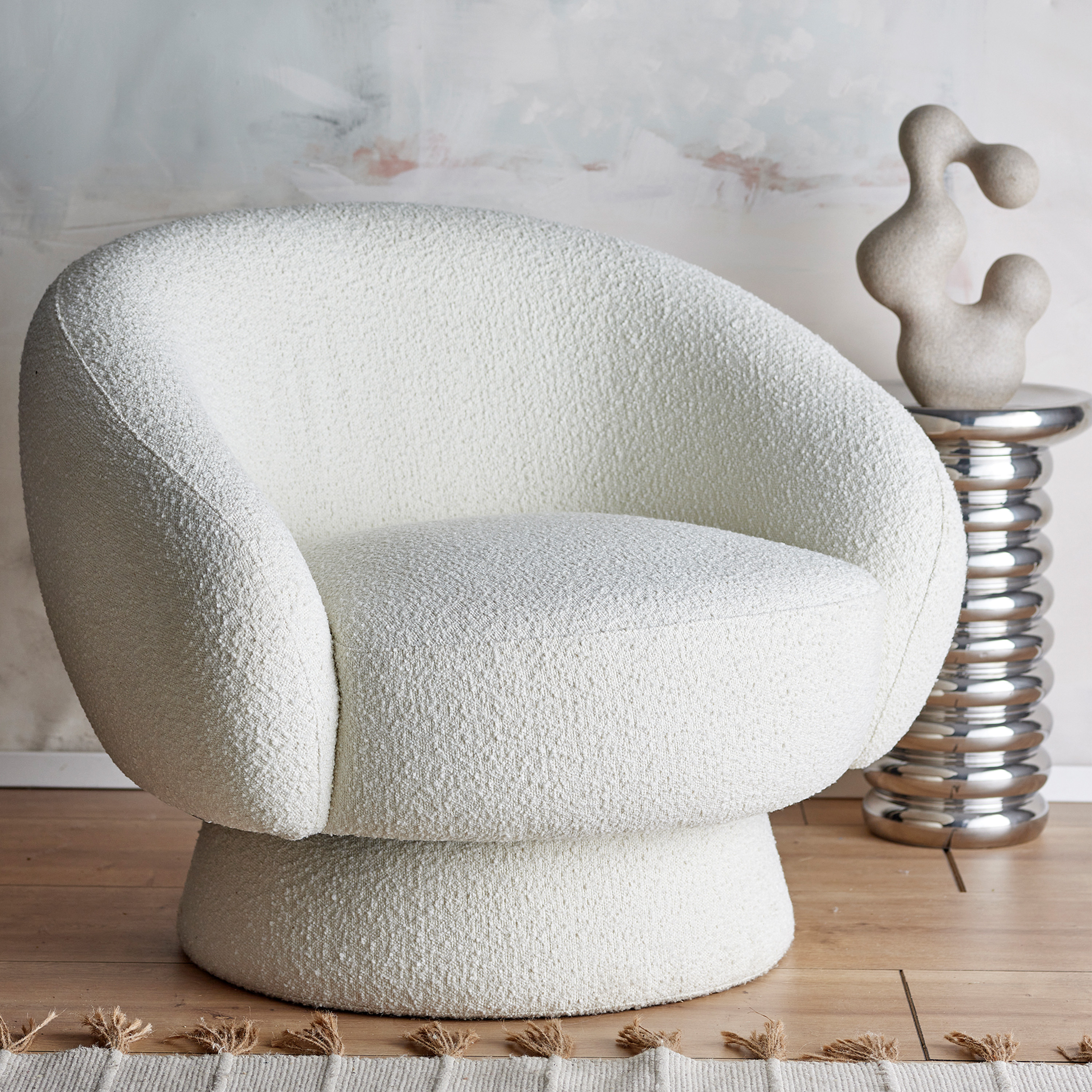 Bloomingville Ted Lounge Chair White