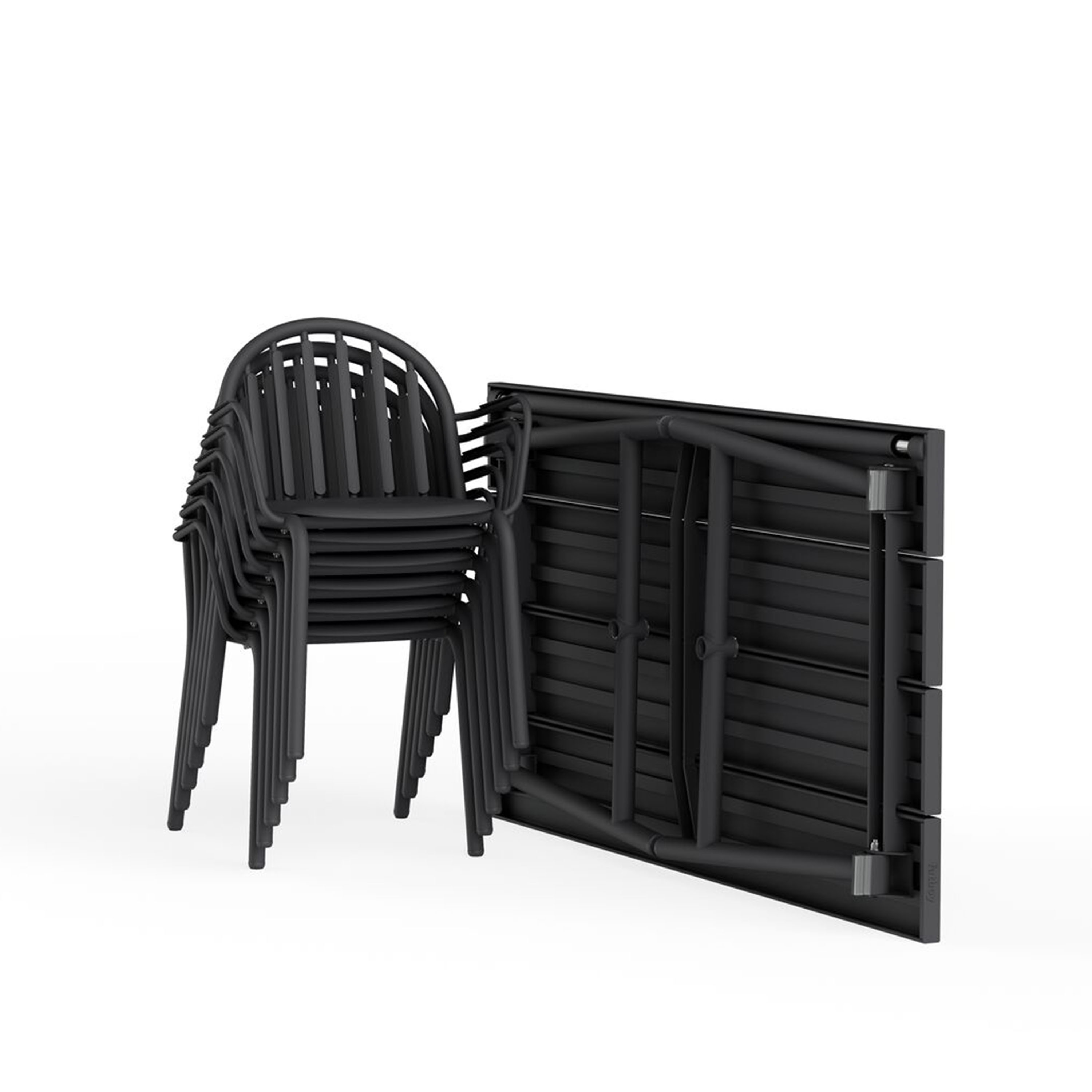 Fatboy Fred's Ruokapöytä Anthracite 170cm