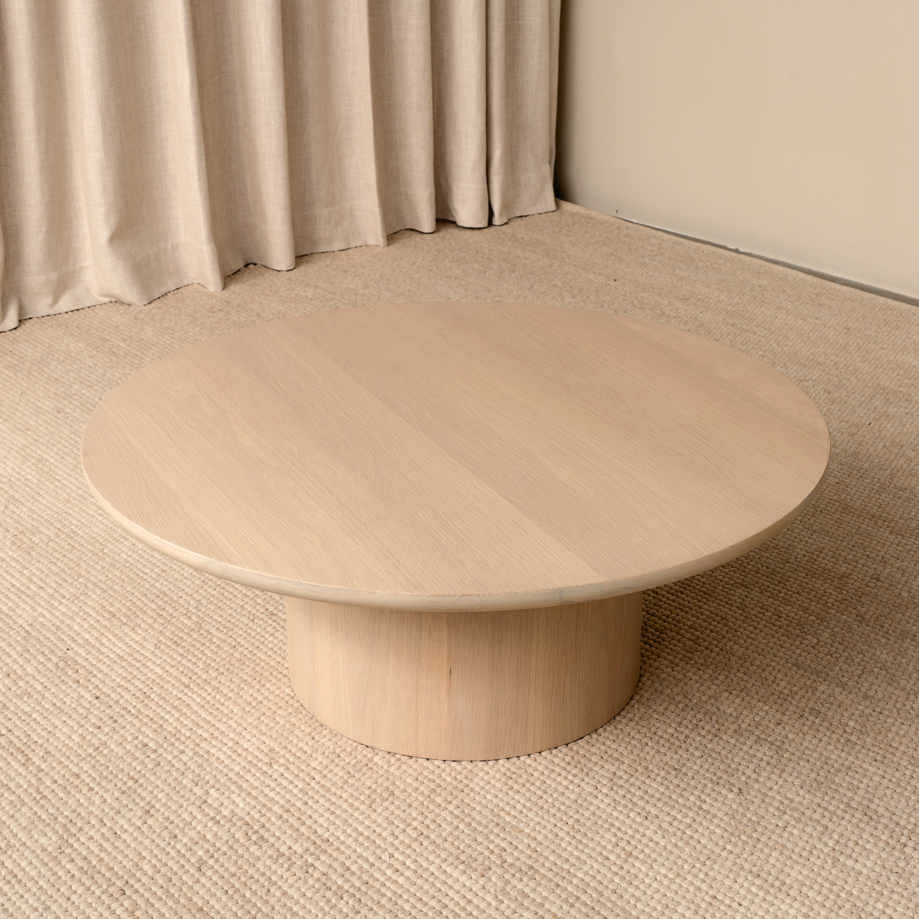 Sleepo Collection - Gia Sofabord Hvitoljet Eik 90 cm - Salongbord