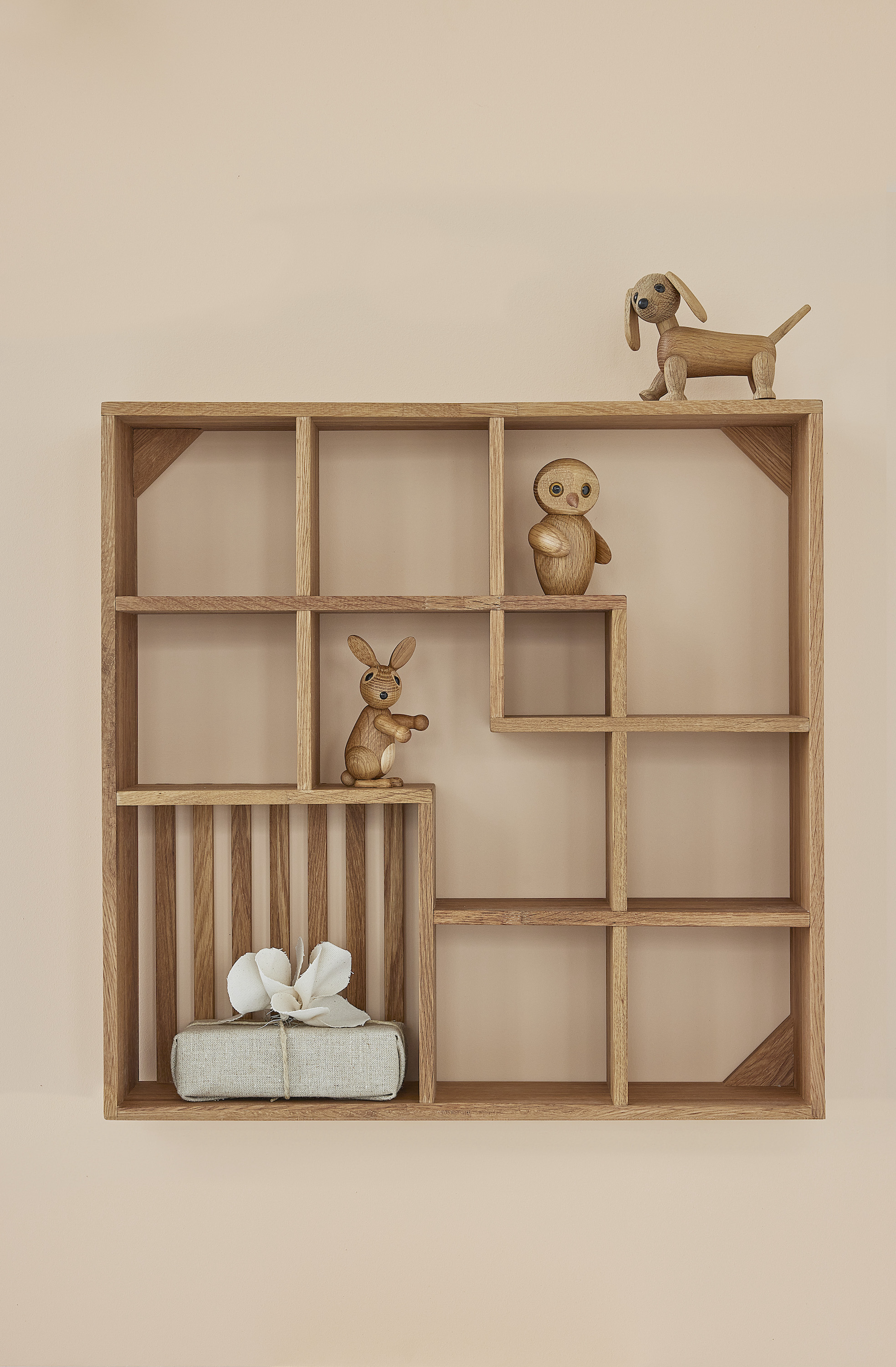 Spring Copenhagen Clever Ugle Dekorasjon Eik 10cm