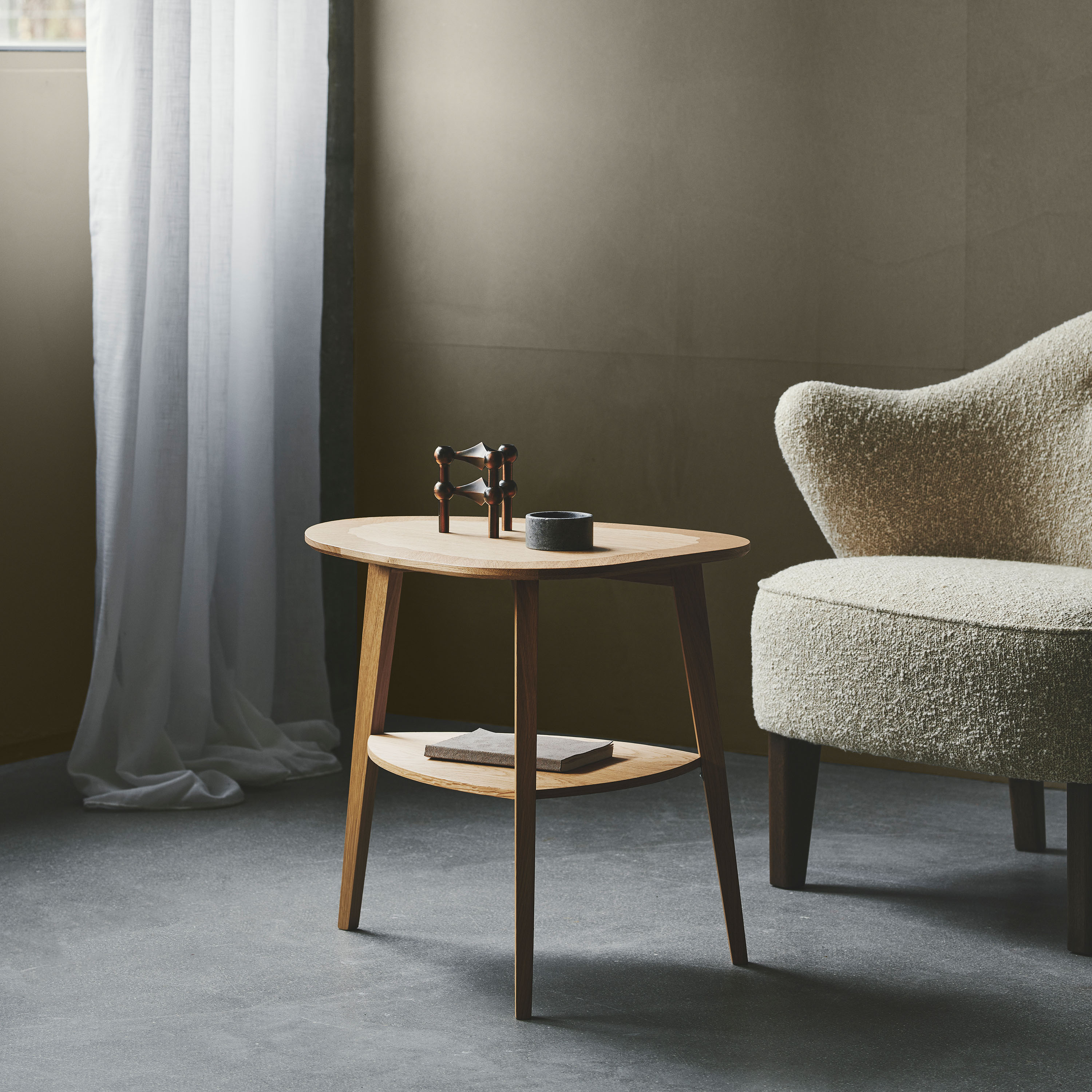 Aakjaer Furniture Heart Sivupöytä Luonnonöljytty Tammi