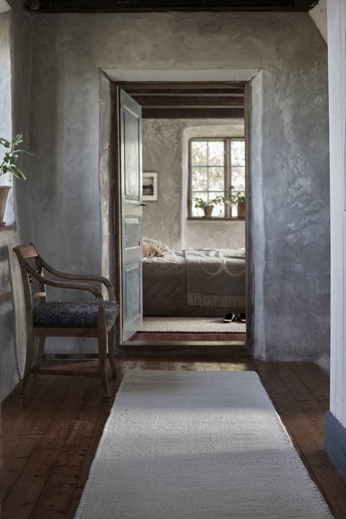 Classic Collection Merino Ull Gångmatta White 80x250