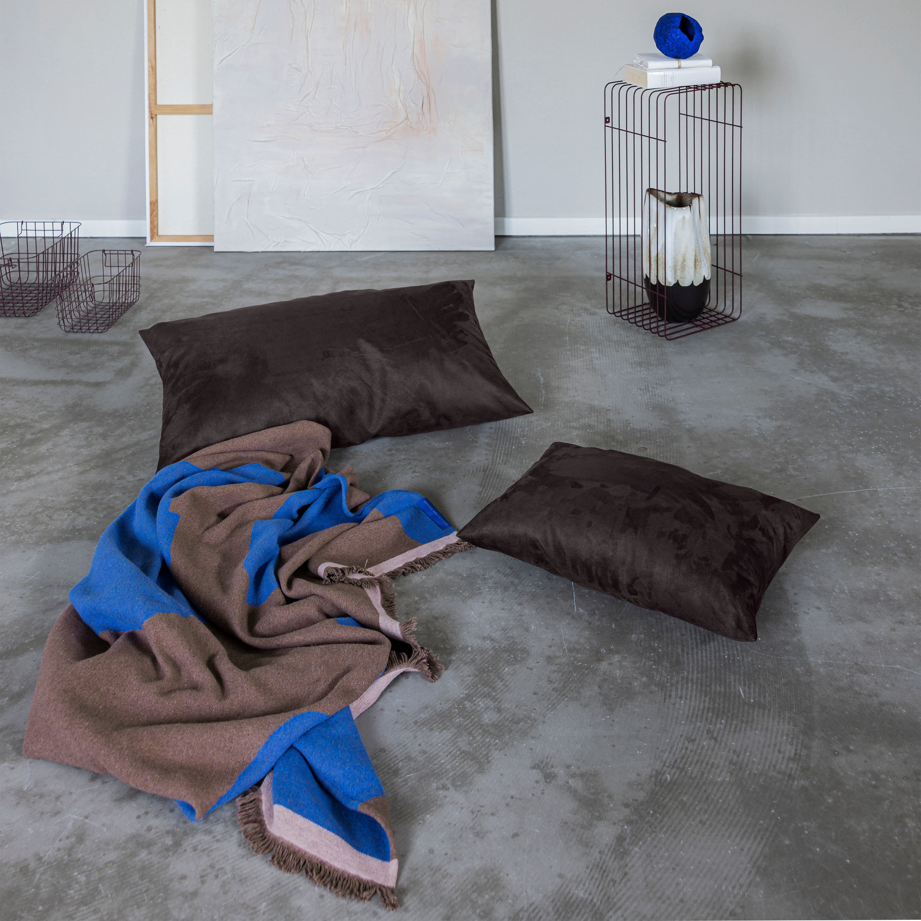 Mette Ditmer Studio Pläd Cognac 130x175