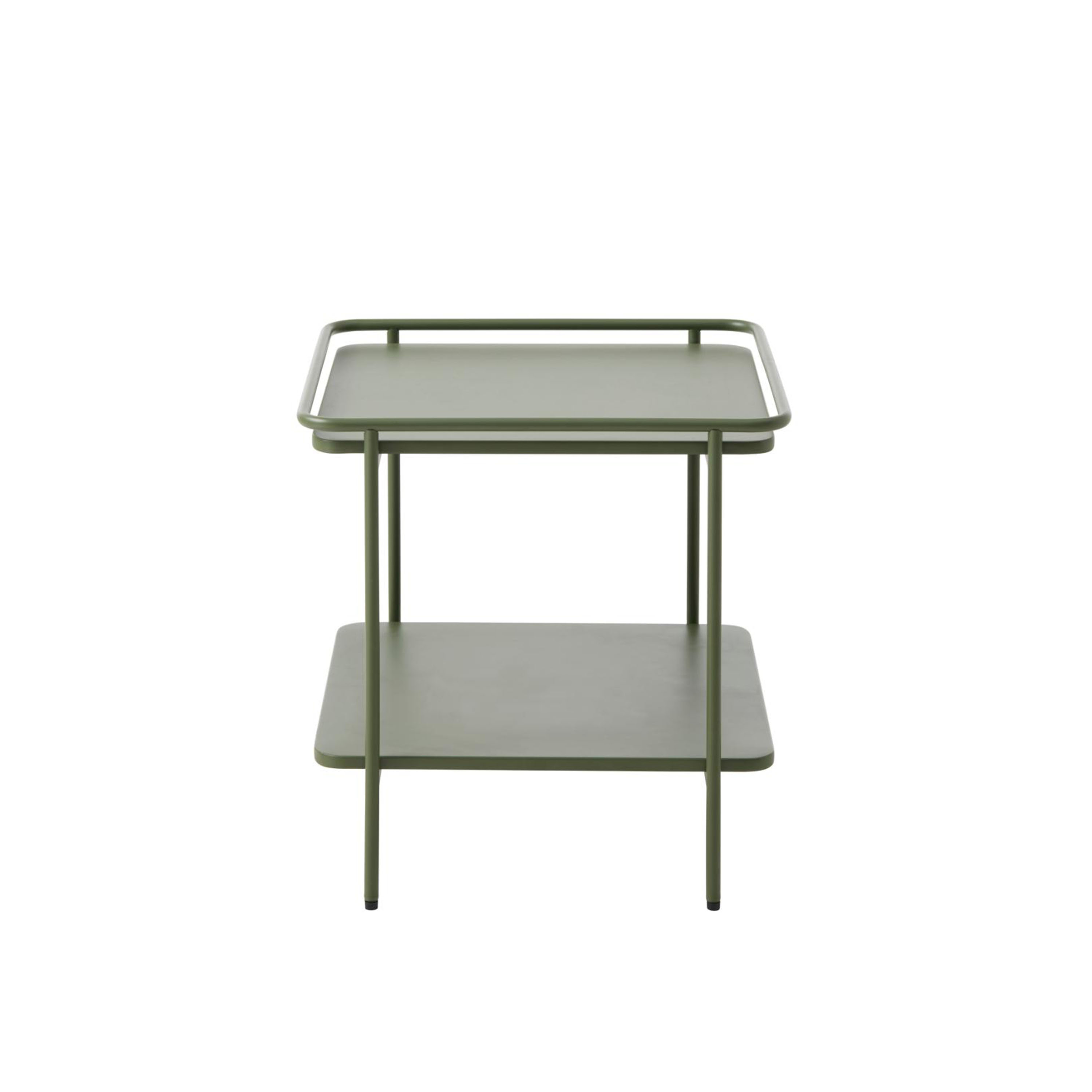 Filippa Beistelltisch Olivgrün 45x45
