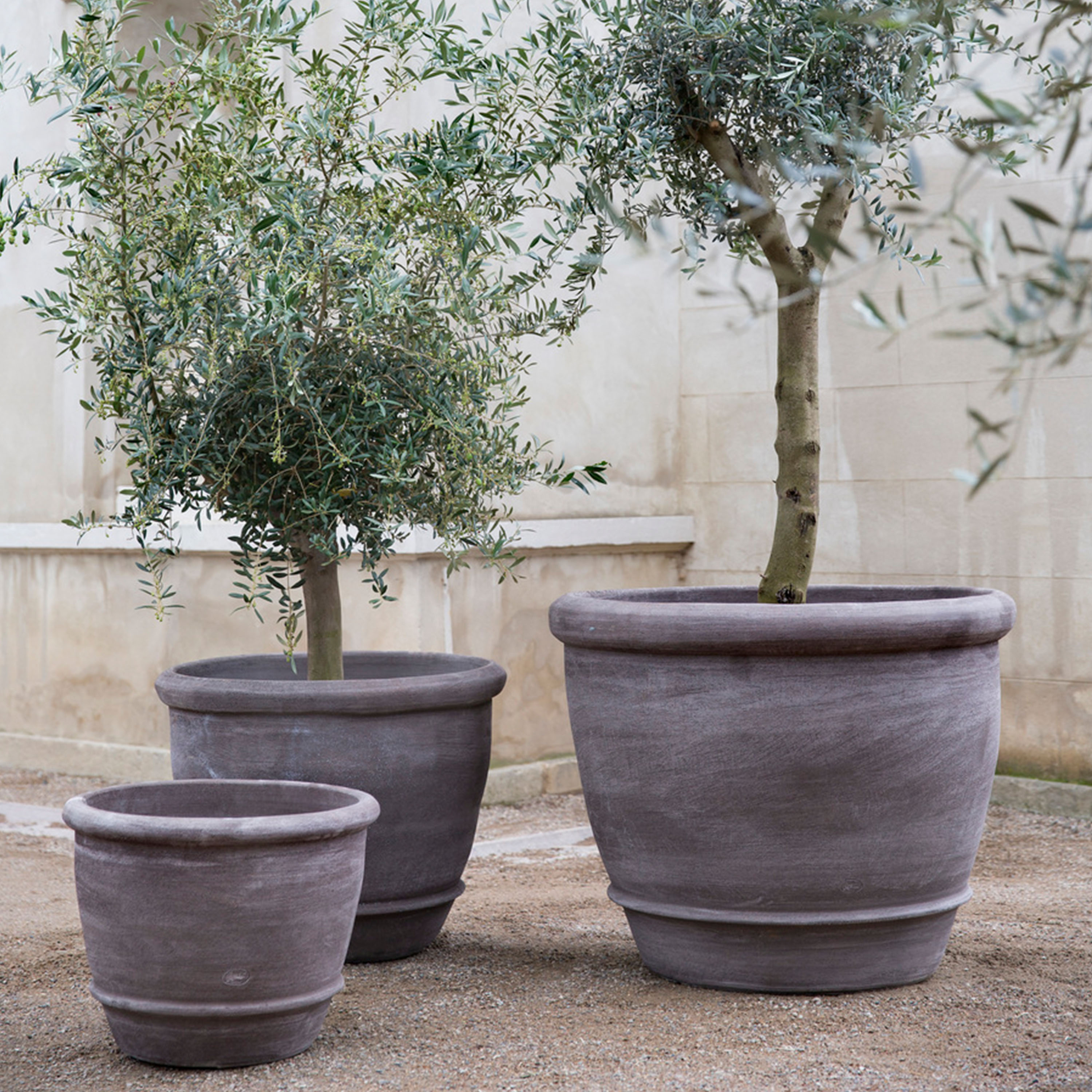 Bergs Potter Campana Krukke Raw Grå Terrakotta Ø60