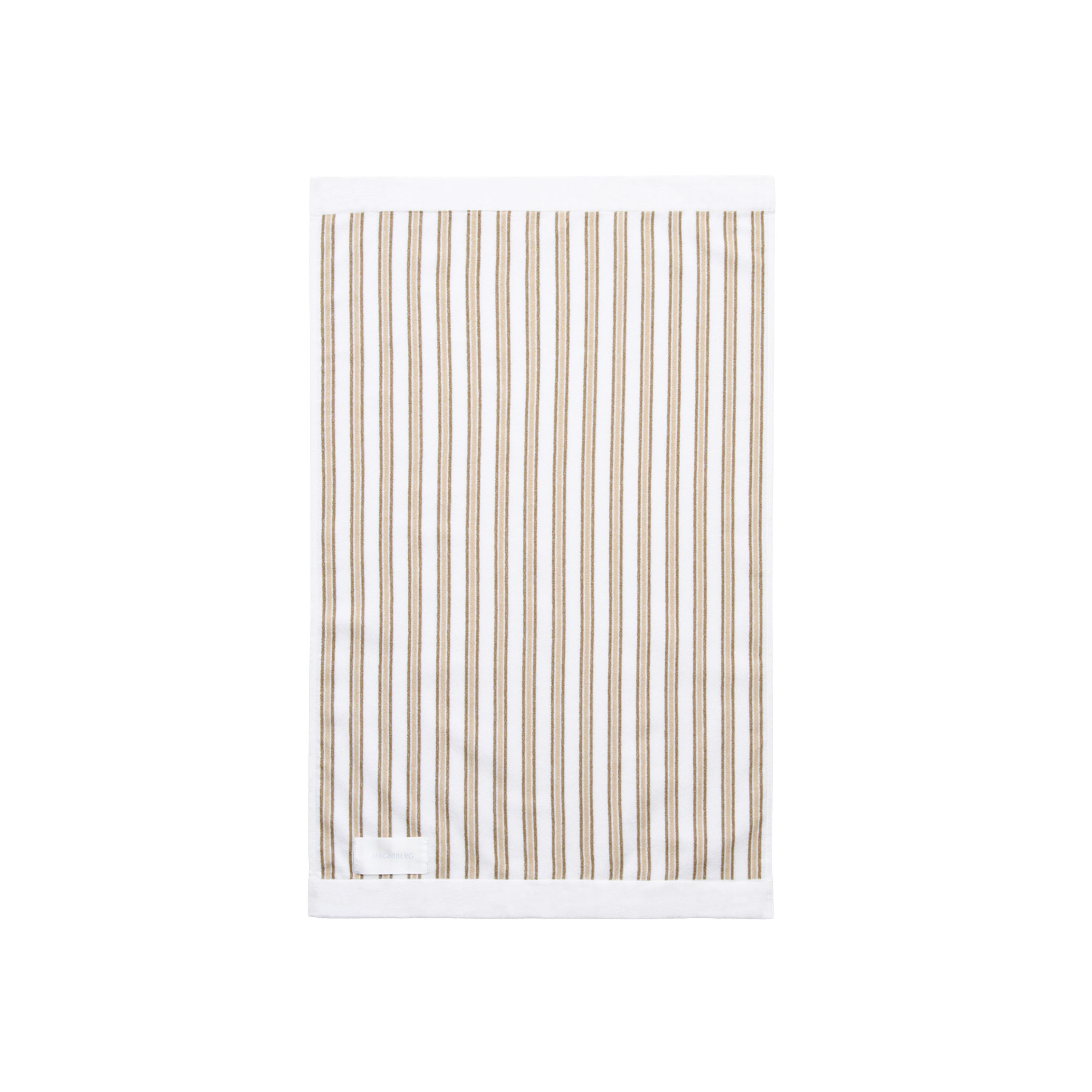 Wall Street Håndkle Stripe Light Beige 50x80
