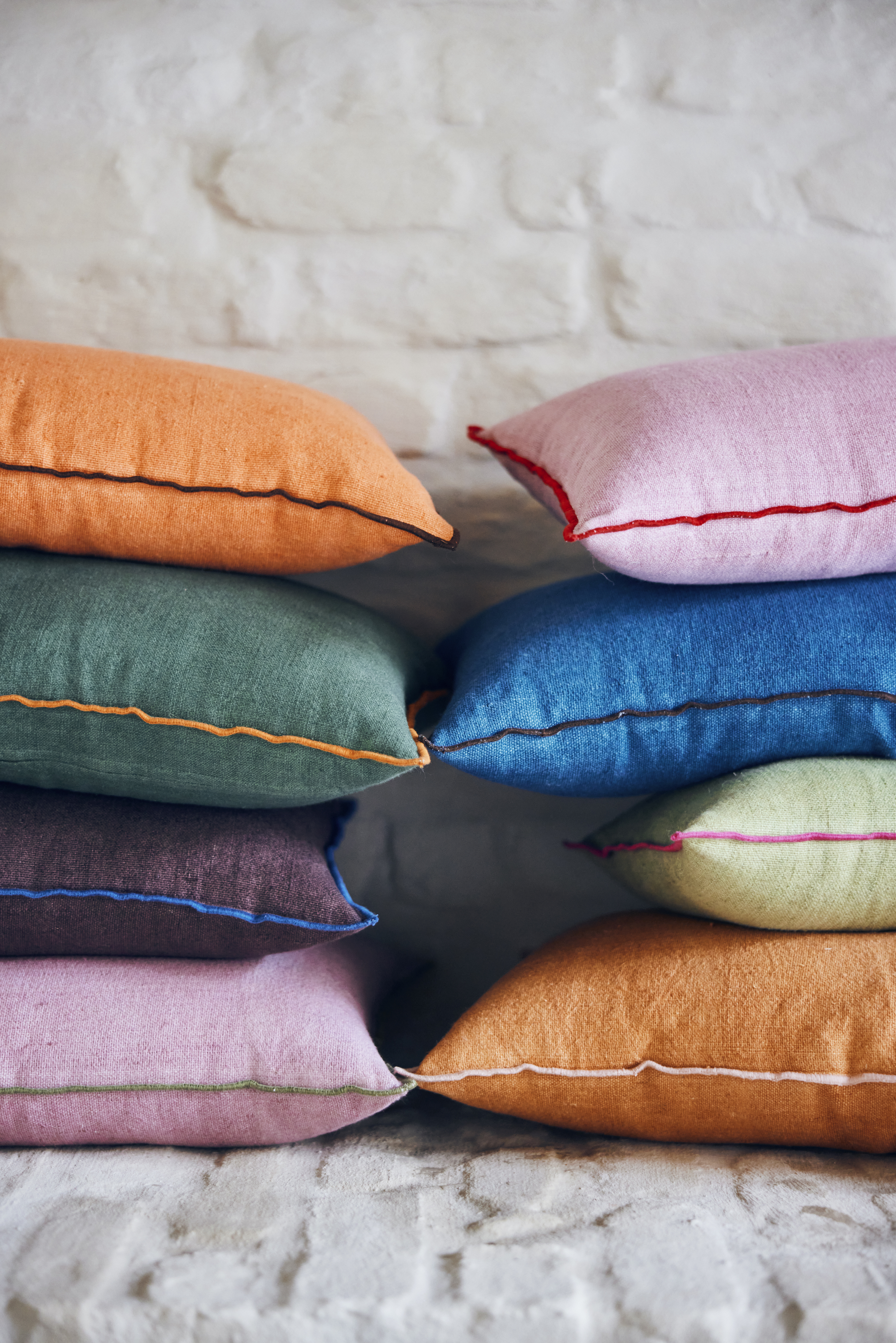 HKliving Linen Prydnadskudde Country House 60x35