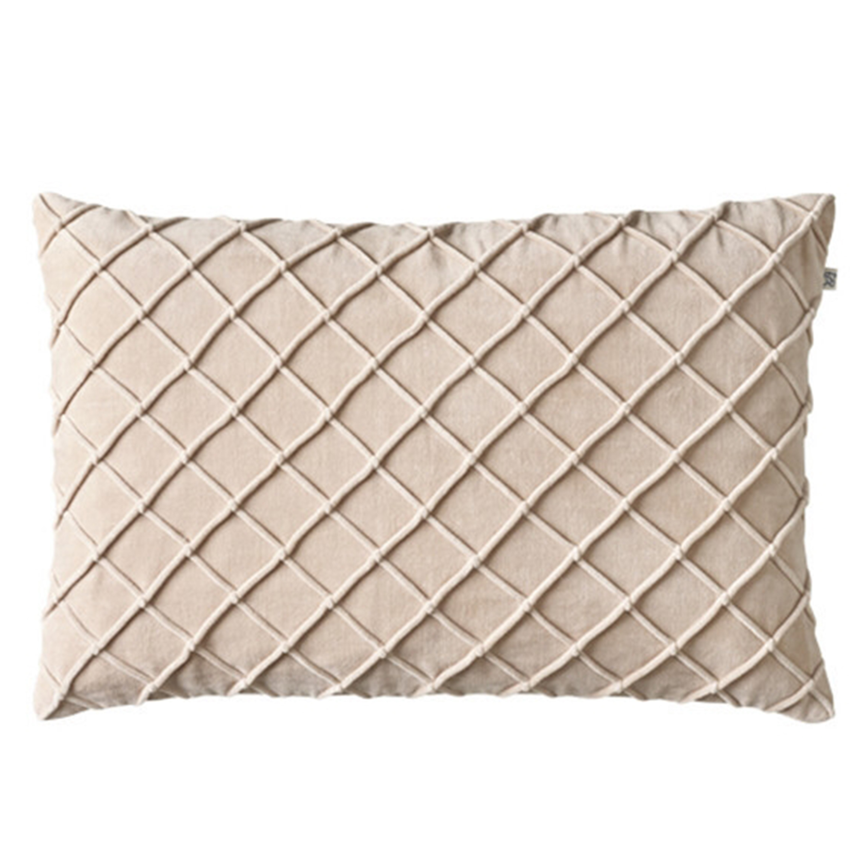 Deva Kuddfodral Sammet Beige 40x60
