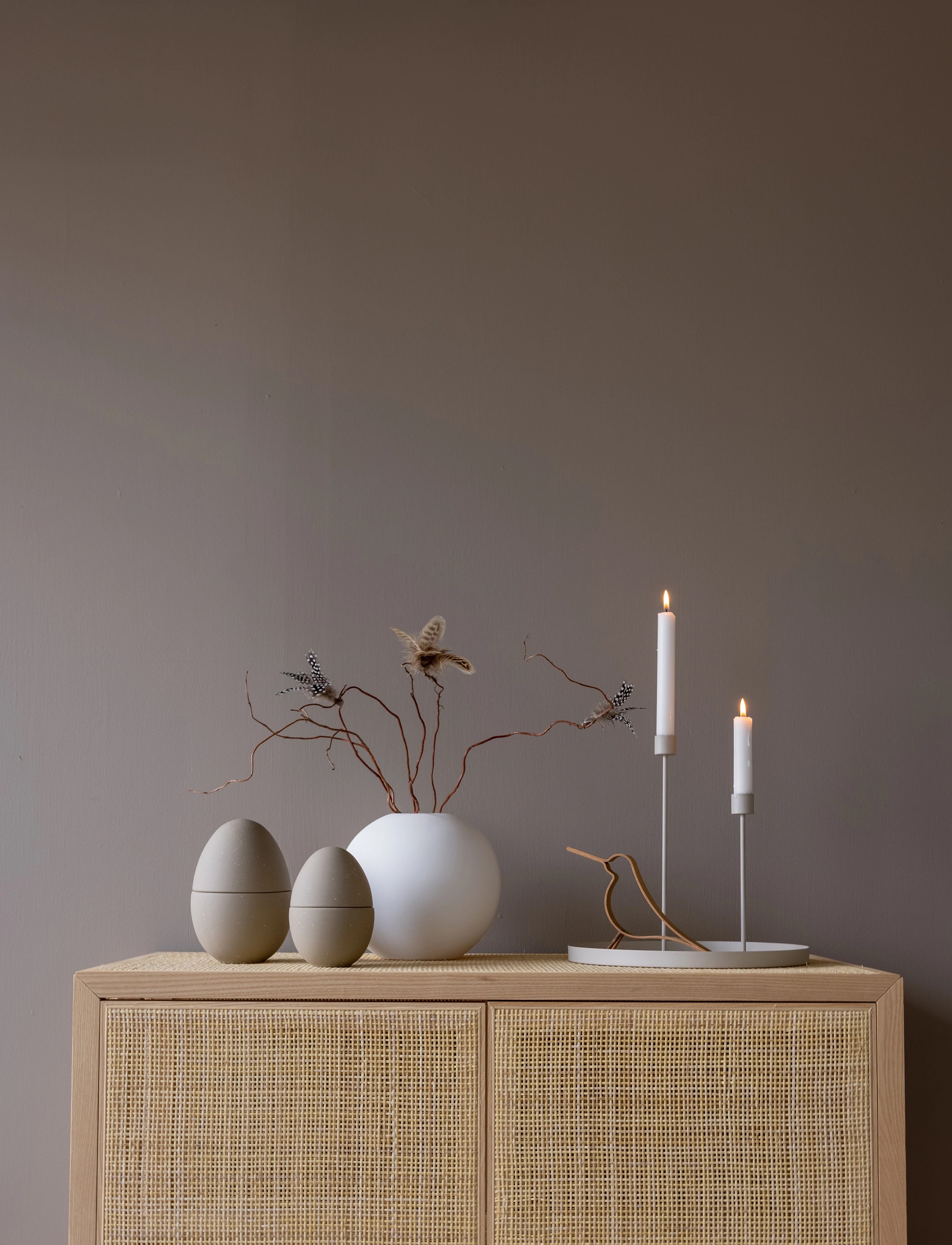 Cooee Design Bonbonniere Sand/Shell 18cm