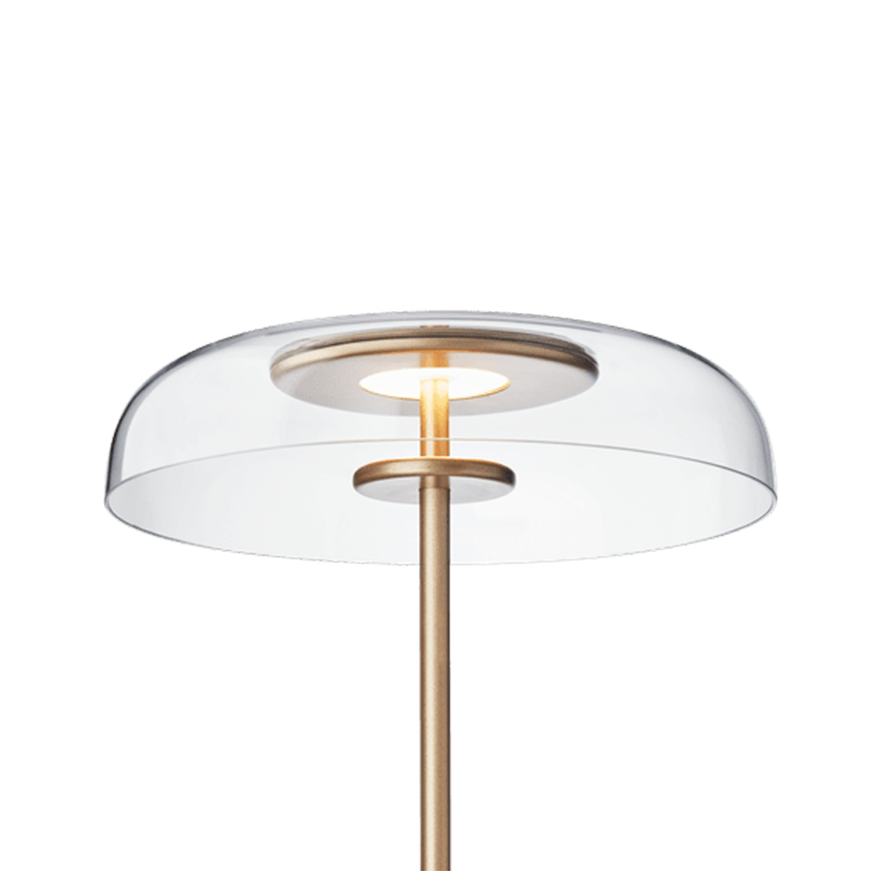 Nuura Blossi Golvlampa Nordic Gold/Clear
