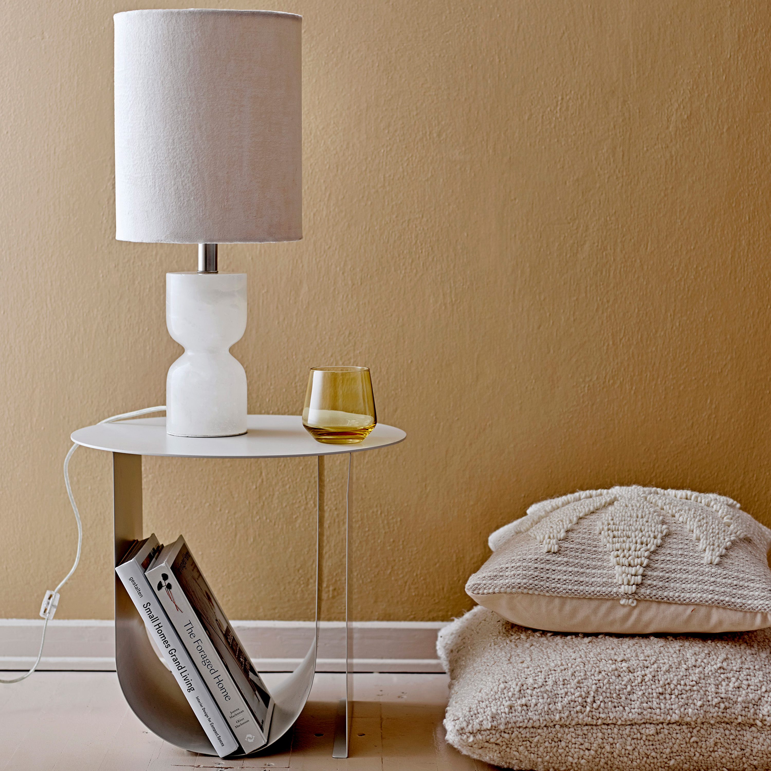Bloomingville Cher Side Table Grey Ø43