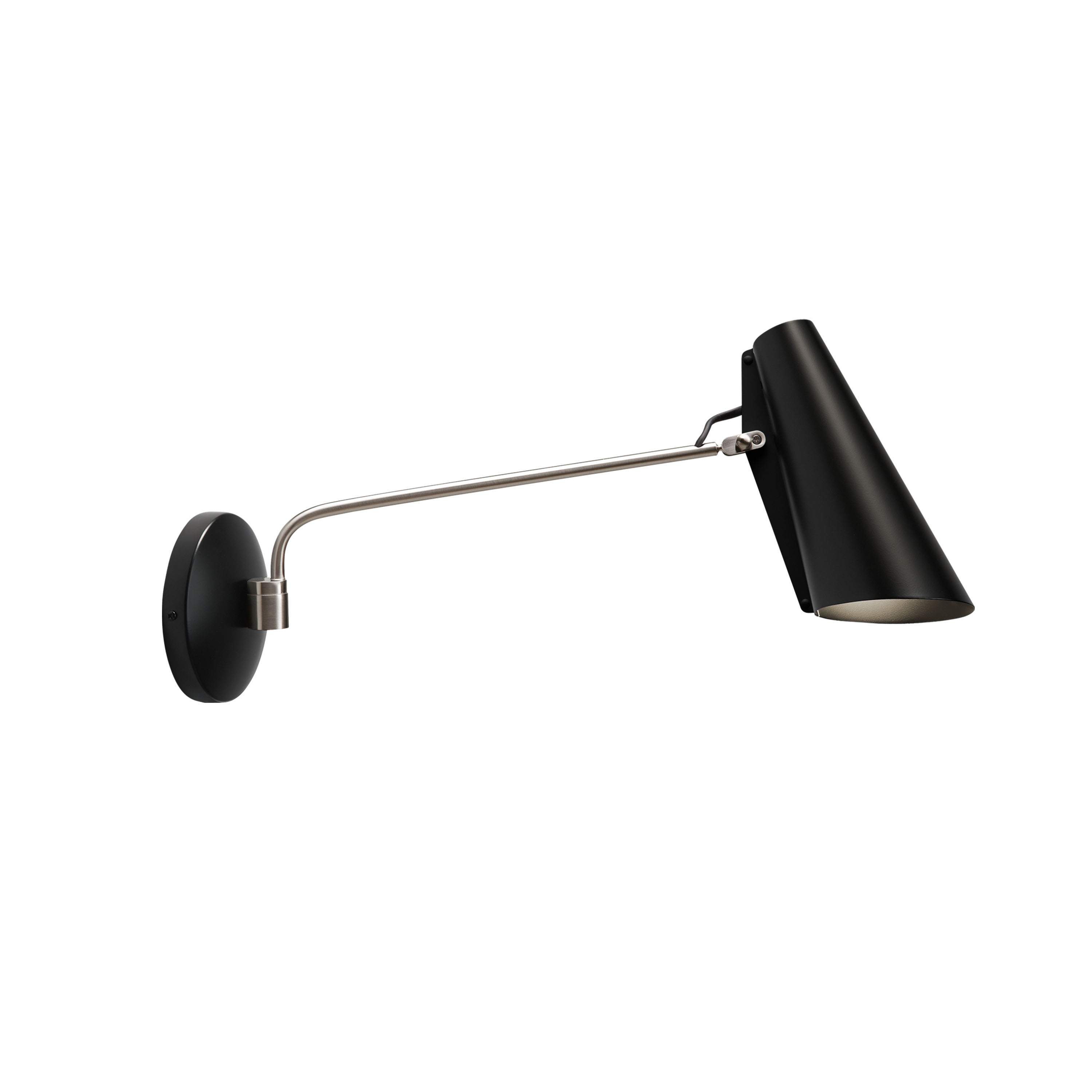Northern - Birdy Swing Wandleuchte Black/Steel - Schwarz - Wandleuchten