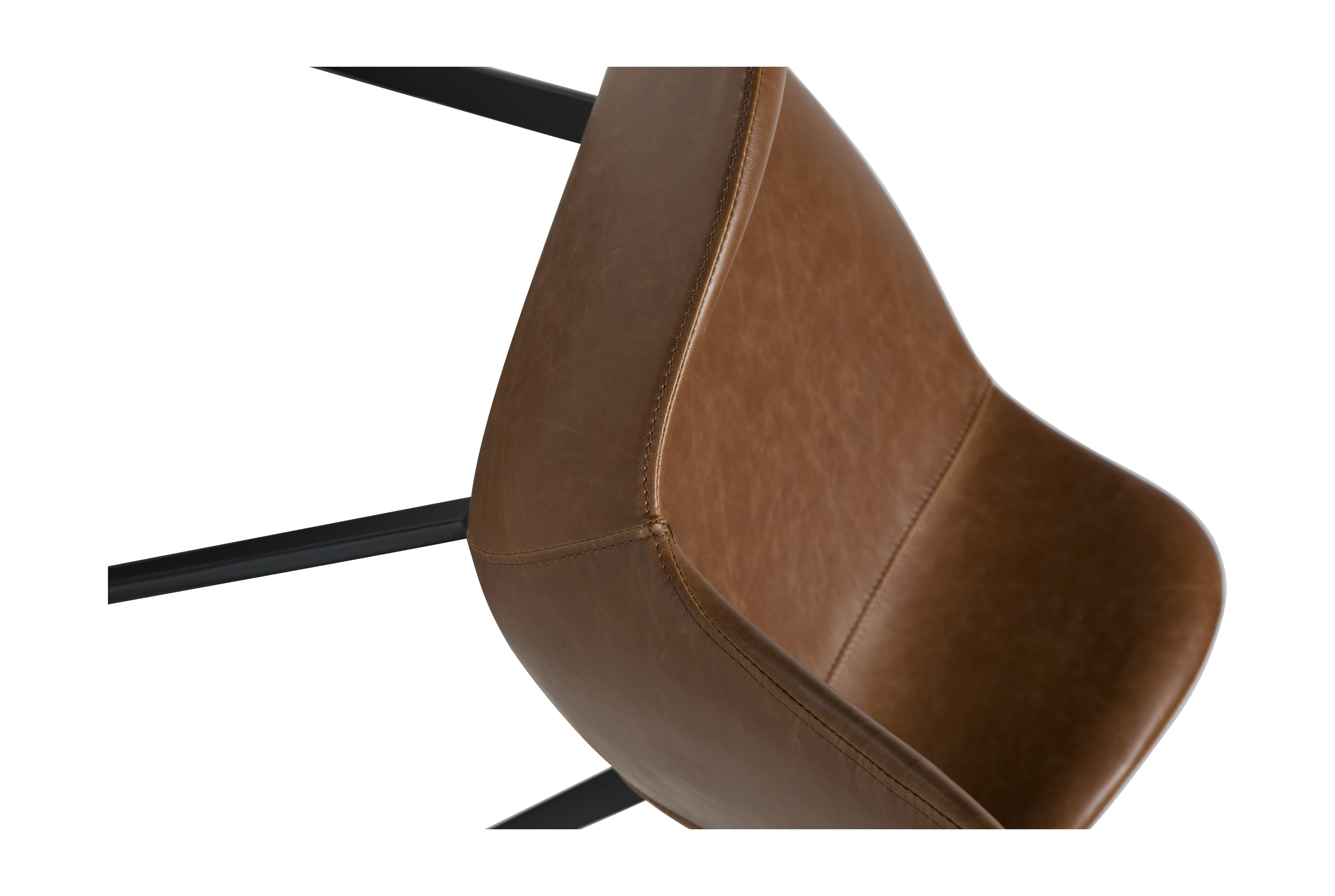 Dan Form Hype Karmstol Konstläder Ljusbrun/Svart