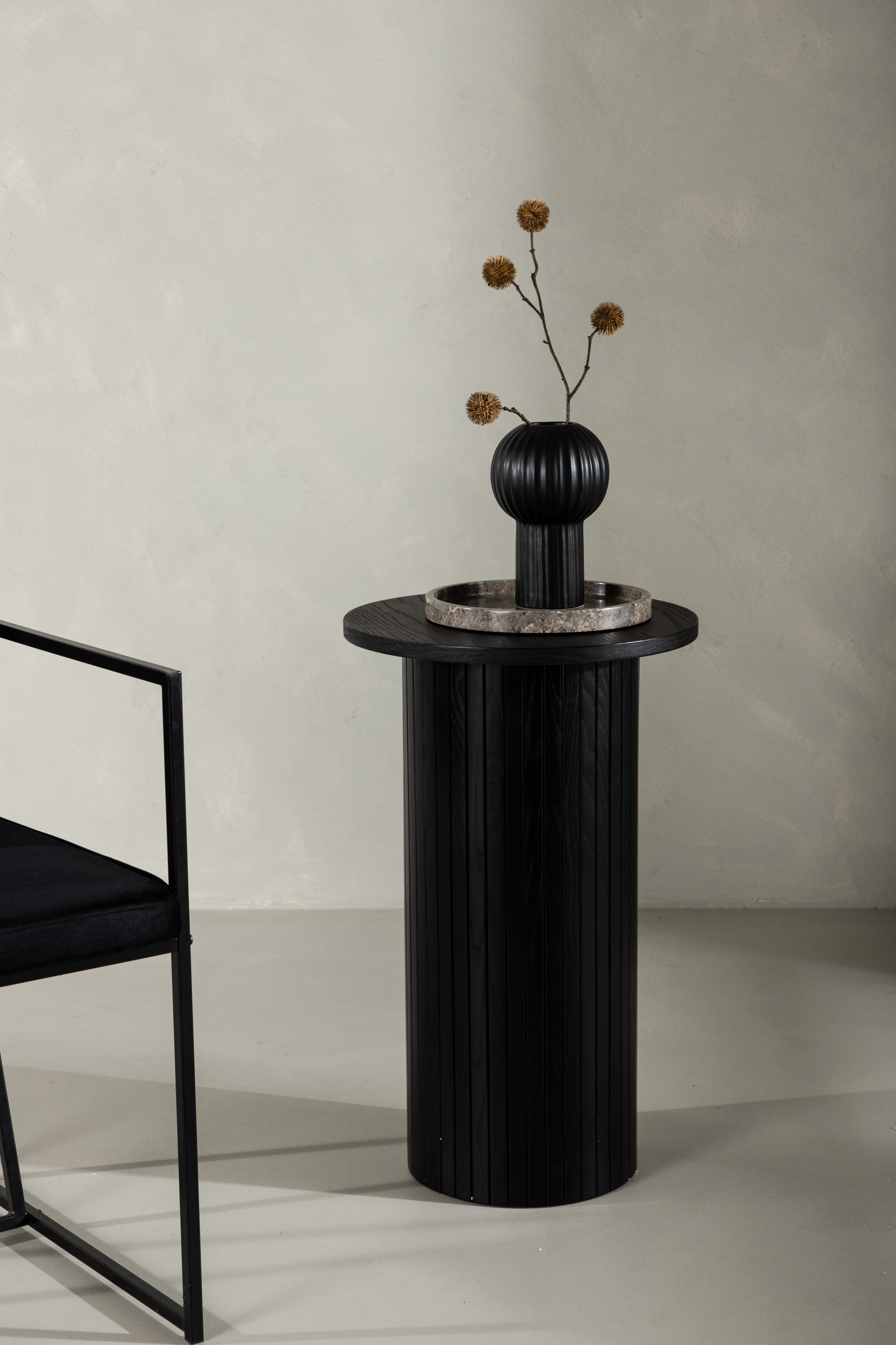 Venture Home Nils Sidobord Svart 40x40