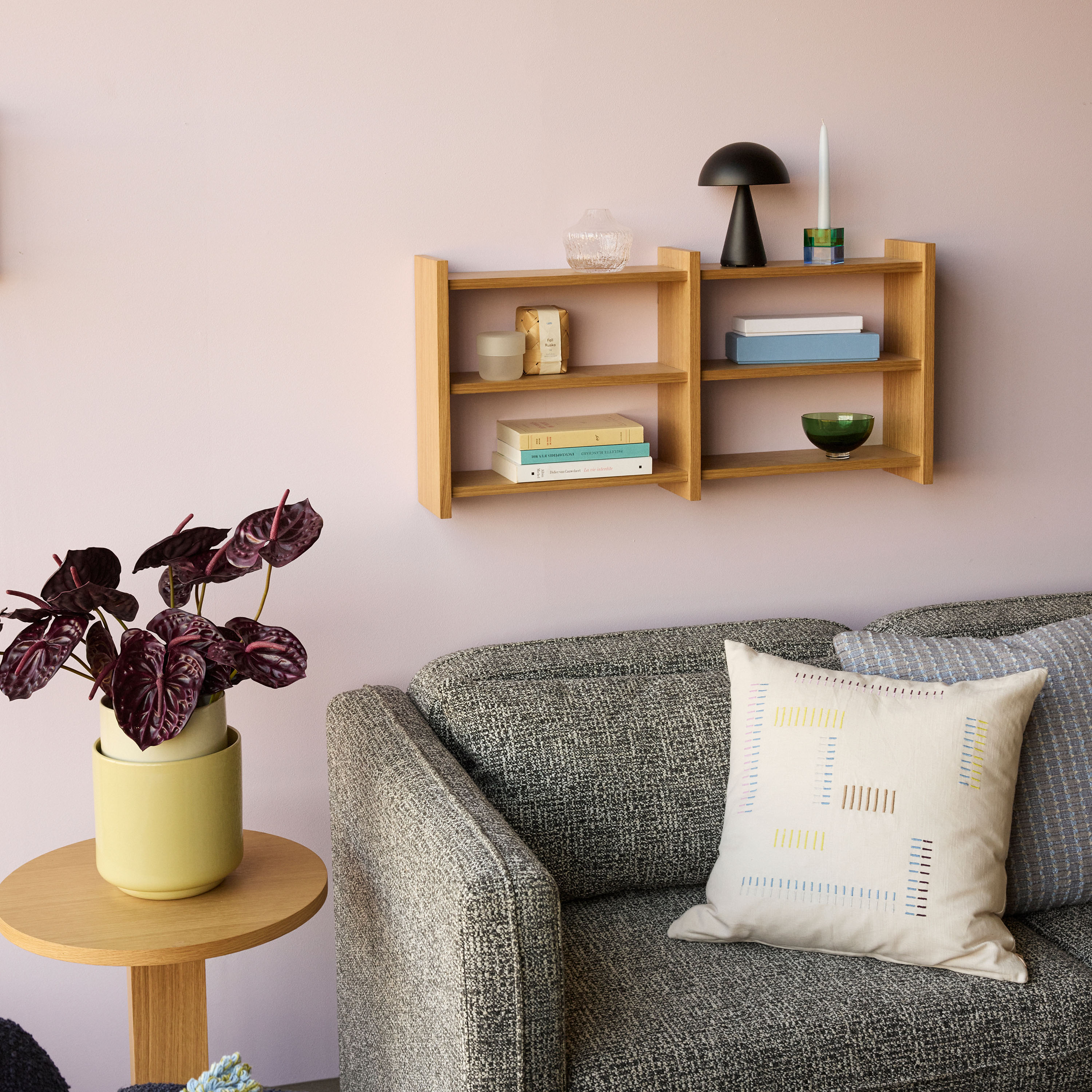 Hübsch Kant Hylle Natural 85x40