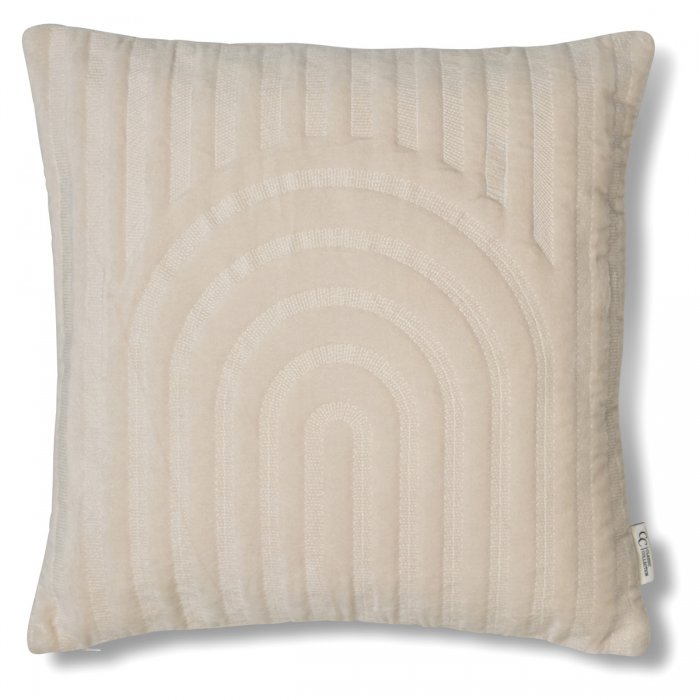 Classic Collection - Arch Kissenbezug Birch 50x50 - Weiß - Dekokissenbezug