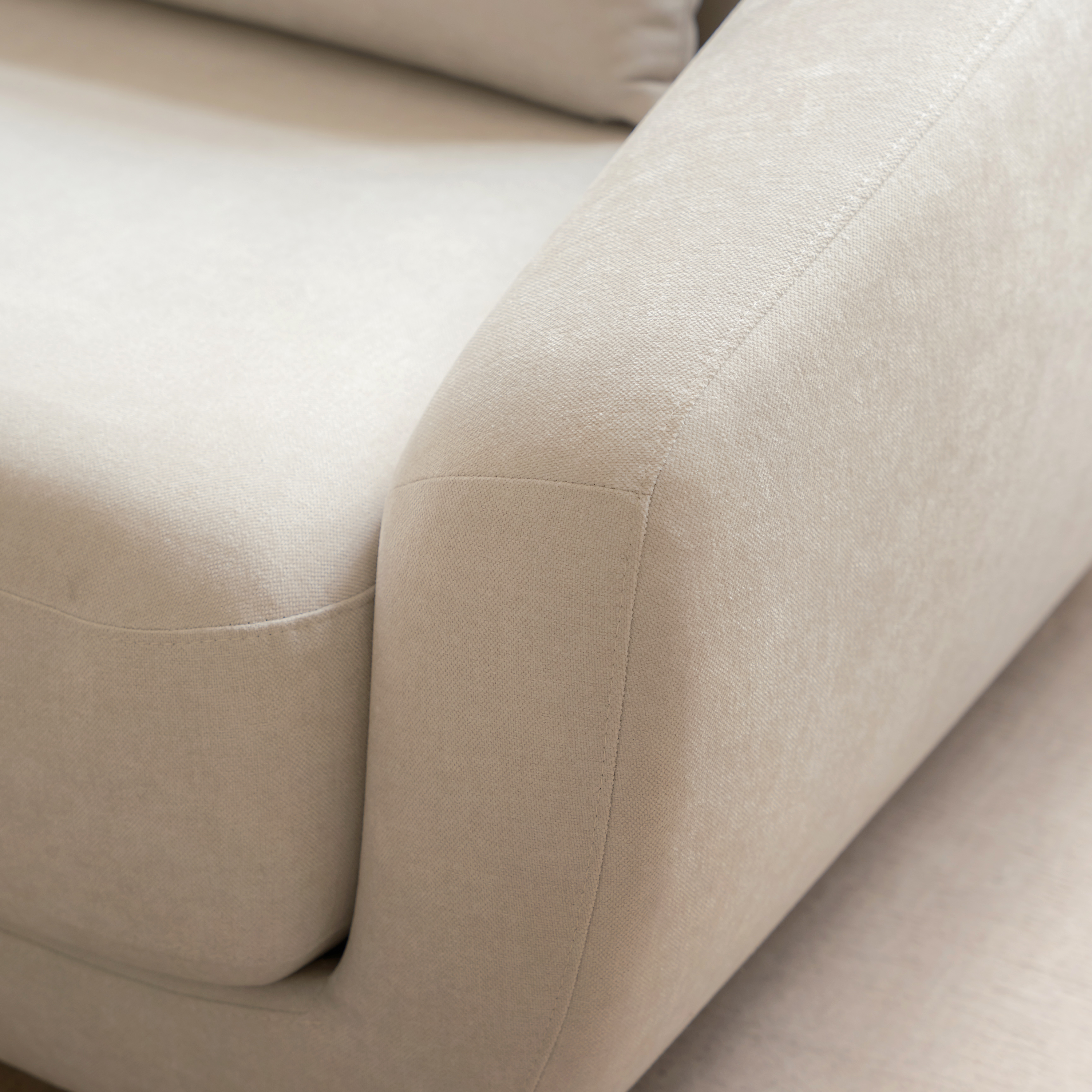 Sleepo Collection Alba 3-sits Soffa Beige 258cm