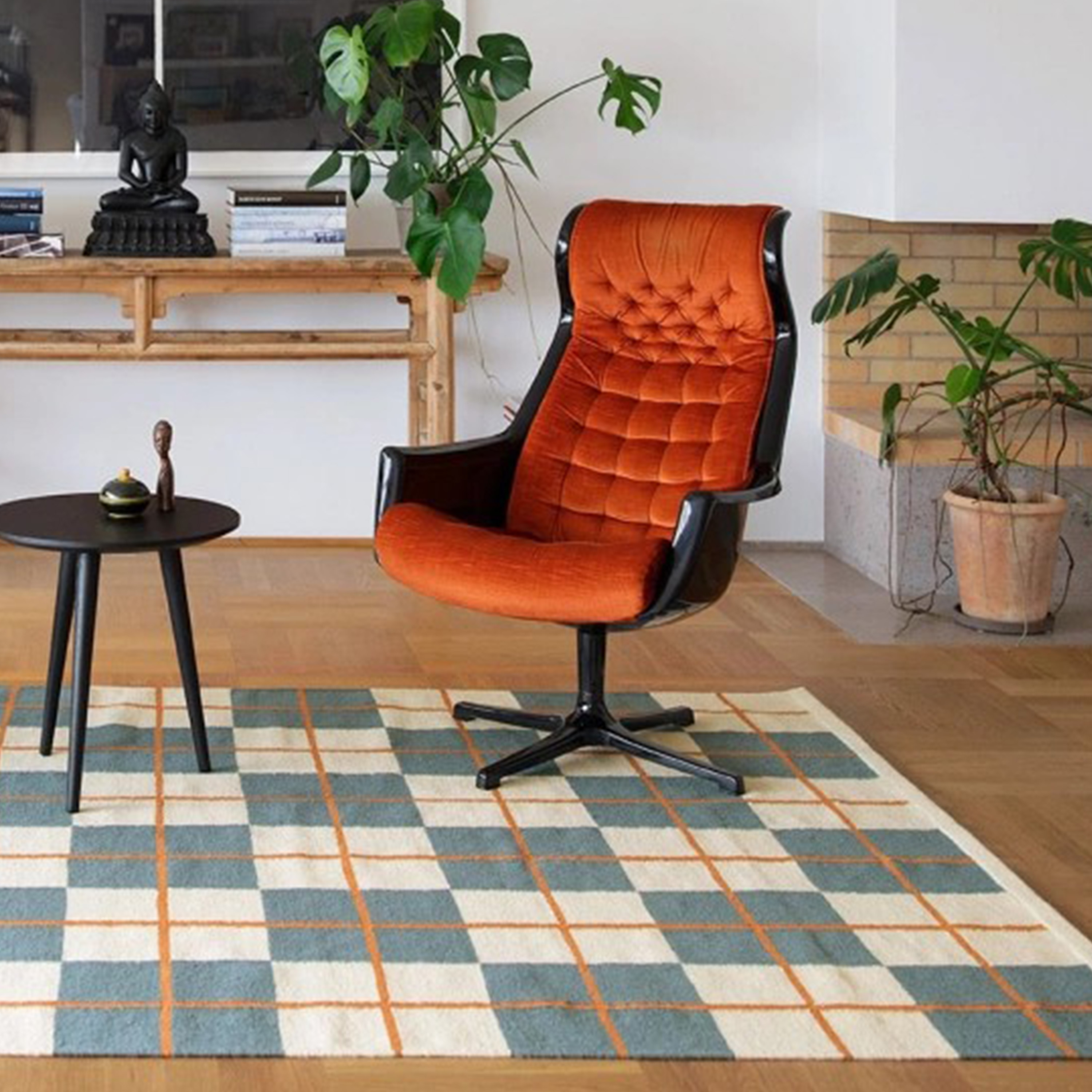 Chhatwal &amp; Jonsson Haveli Ullmatta Heaven Blue/Light Khaki/Rust 230x320