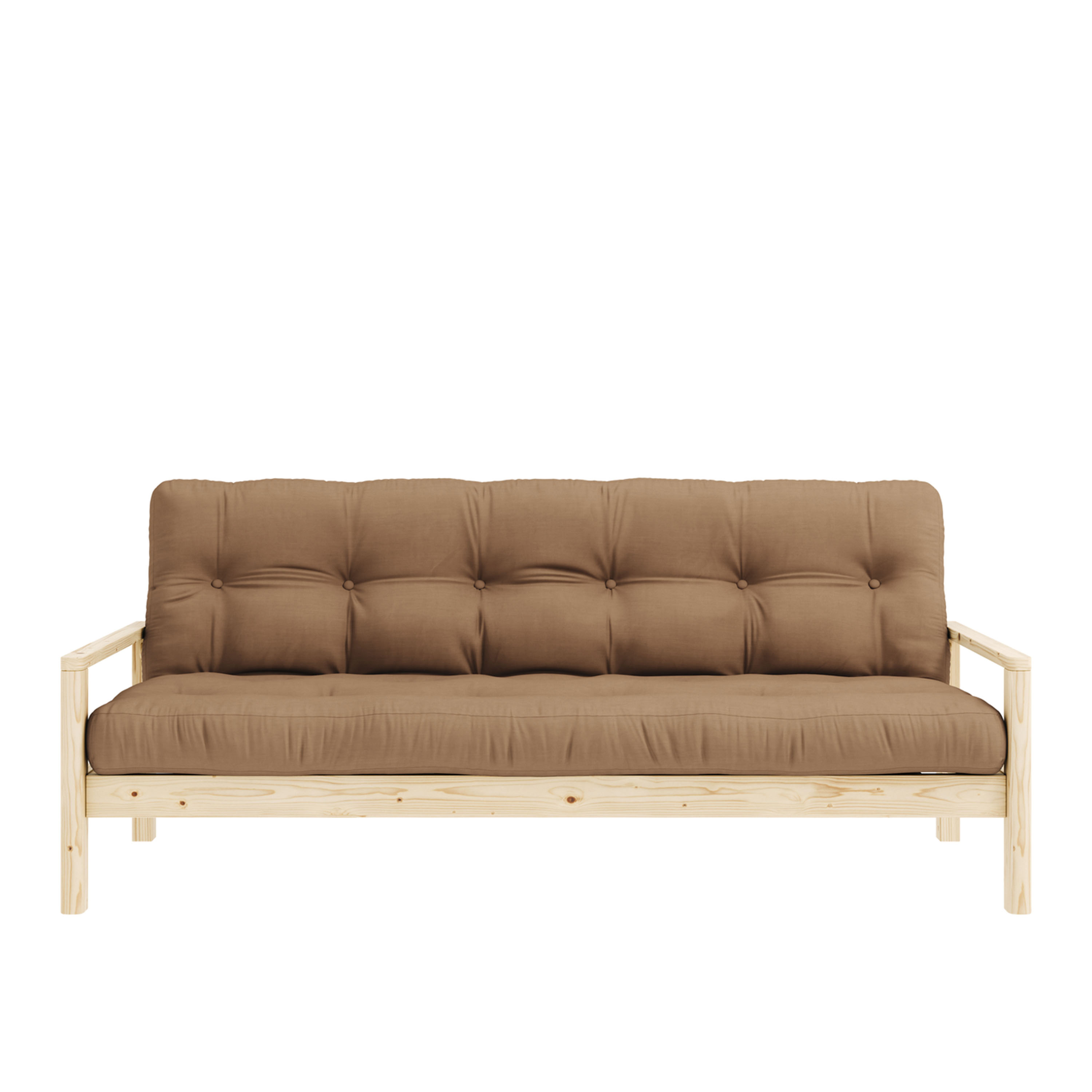Karup Design Knob Schlafsofa Natur/Mocca 130cm