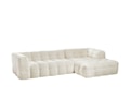 Billie Divansoffa Höger Creme Teddy