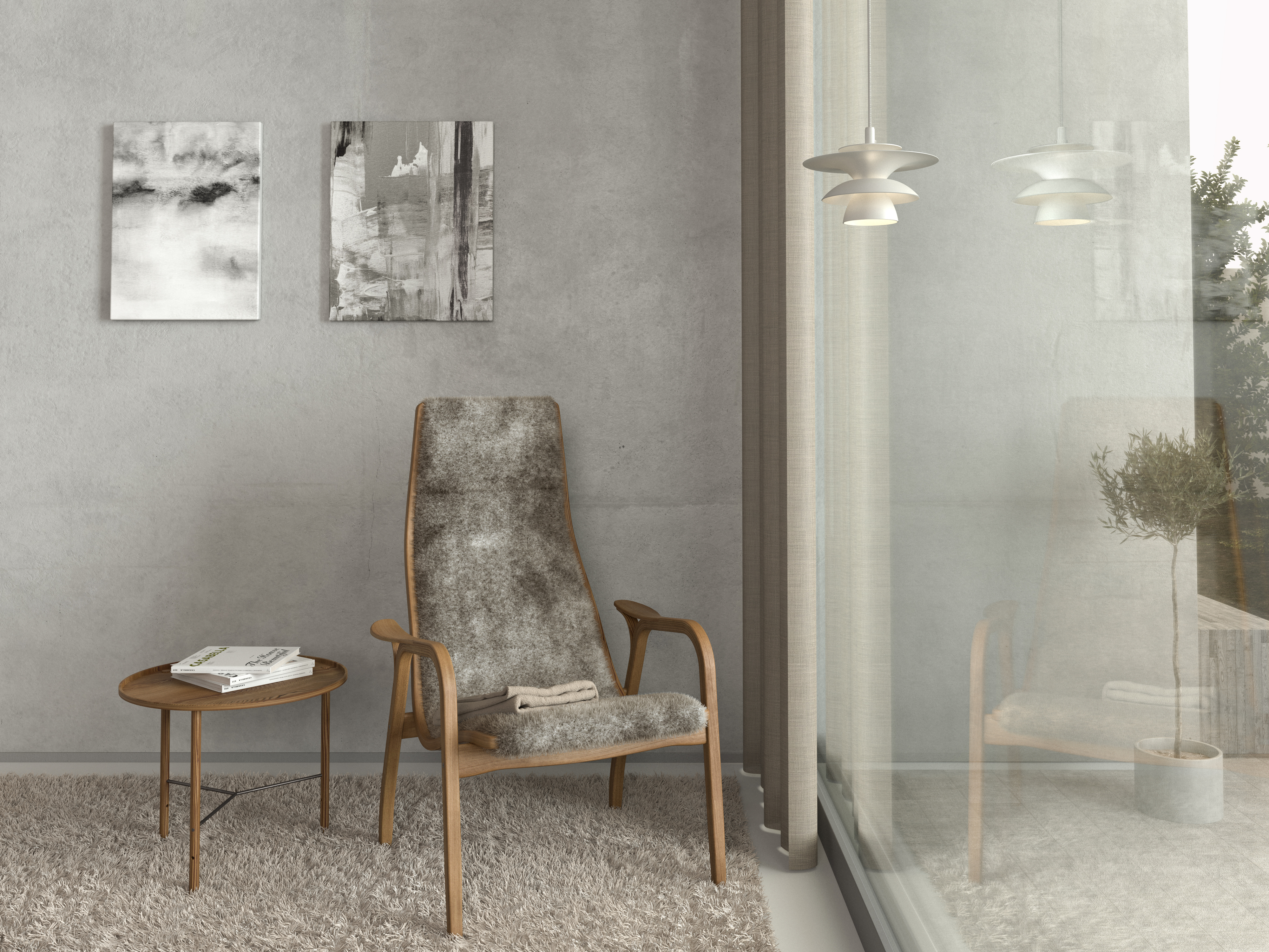 Belid Picasso Taklampa Mattvit Ø18