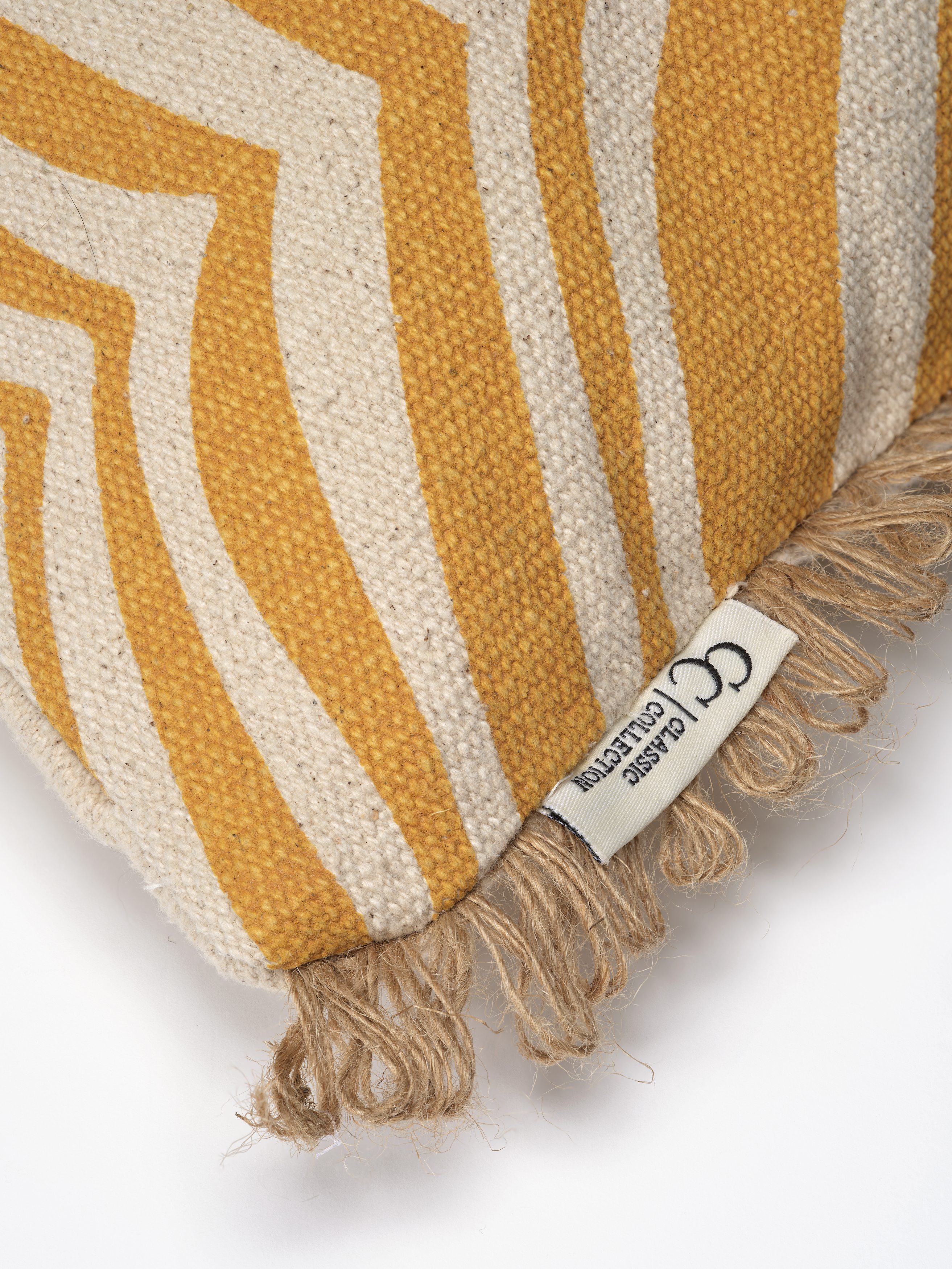 Classic Collection Zebra Koristetyyny Keltainen 50x50