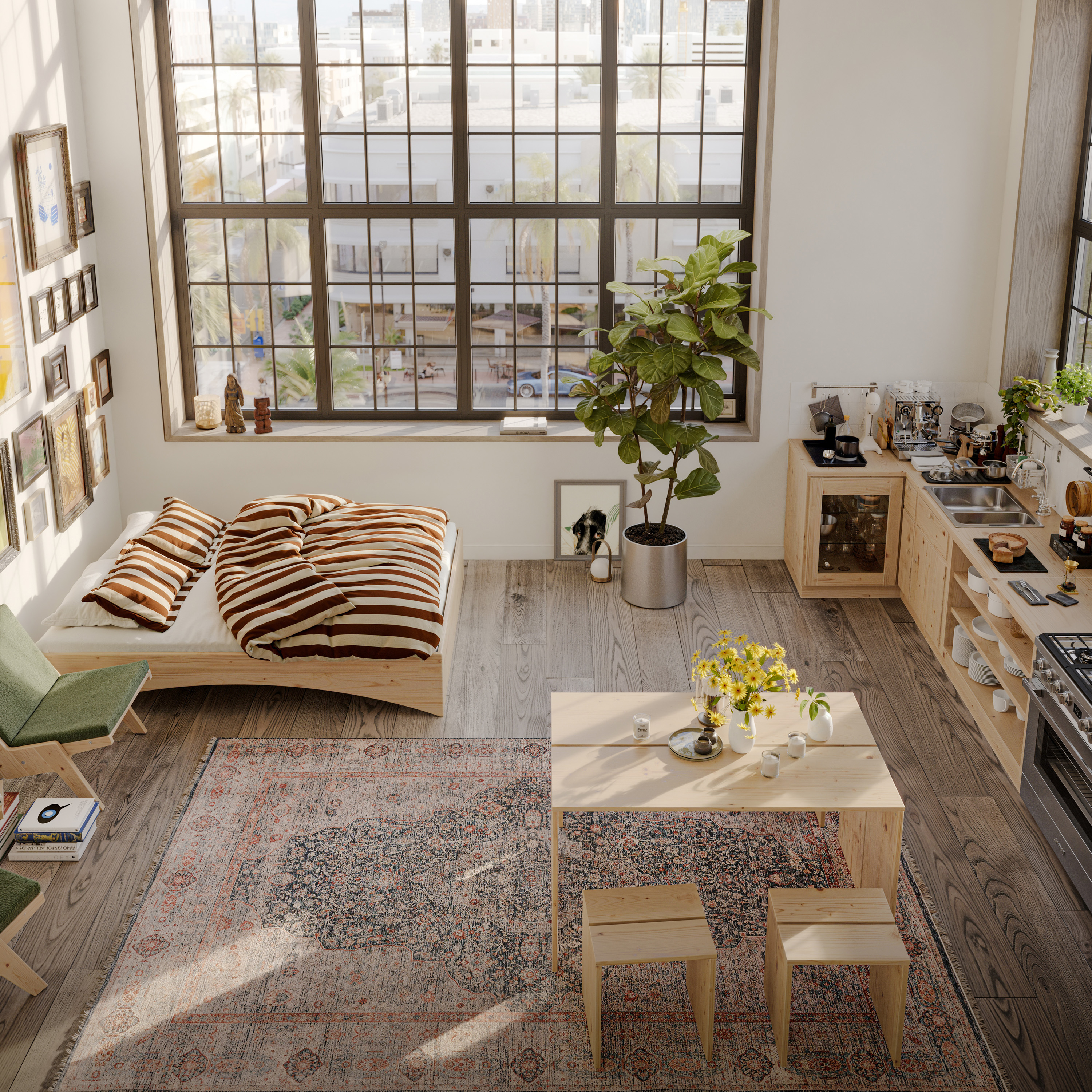 Karup Design Join-in Matbord Natur 124x79