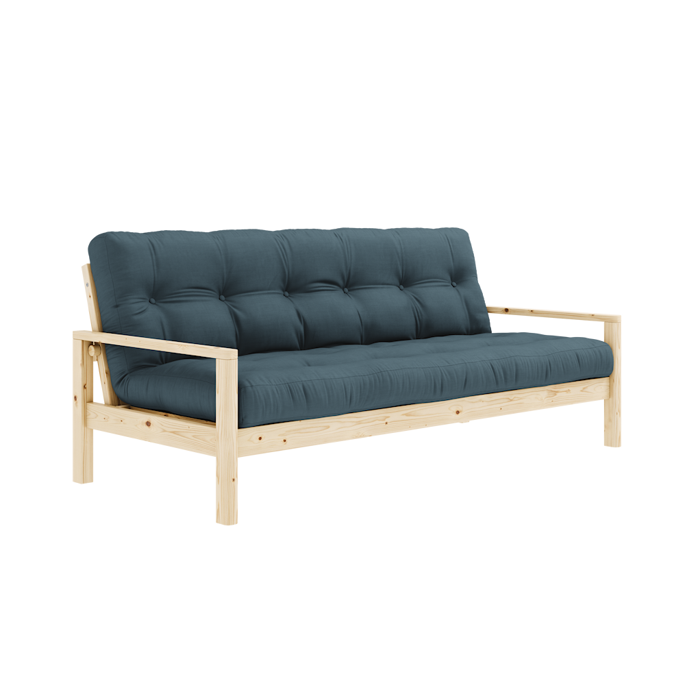 Karup Design - Knob Schlafsofa Natur/Petrolblau 130cm