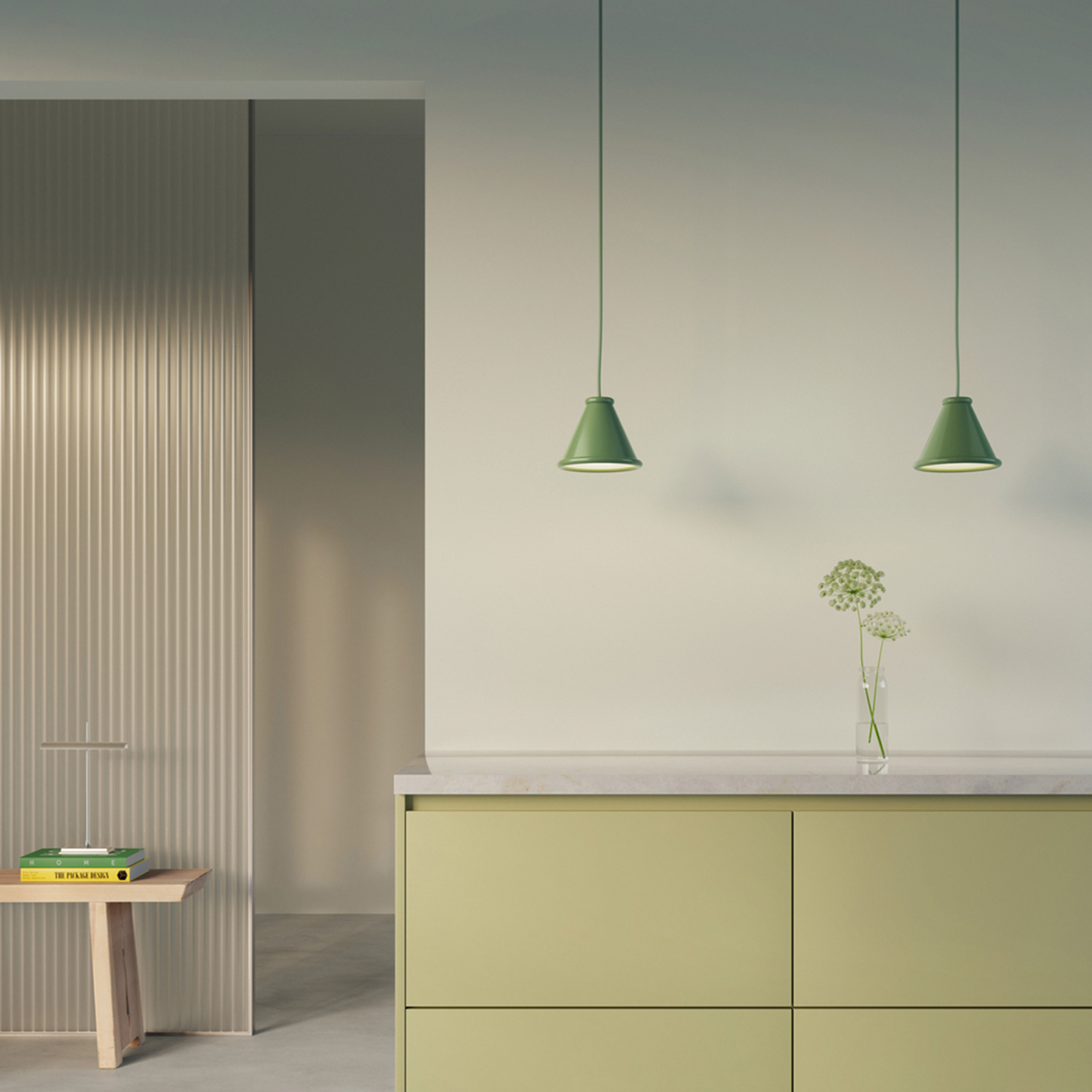 Belid Belle Deckenleuchte Reseda Green Ø15